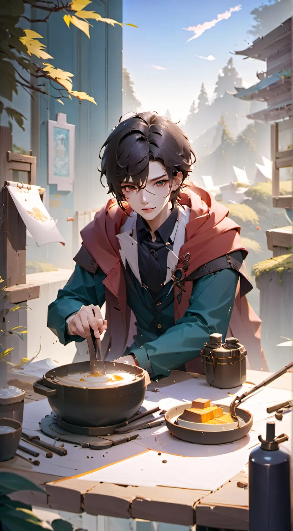 ai character: Fritz Vincel background