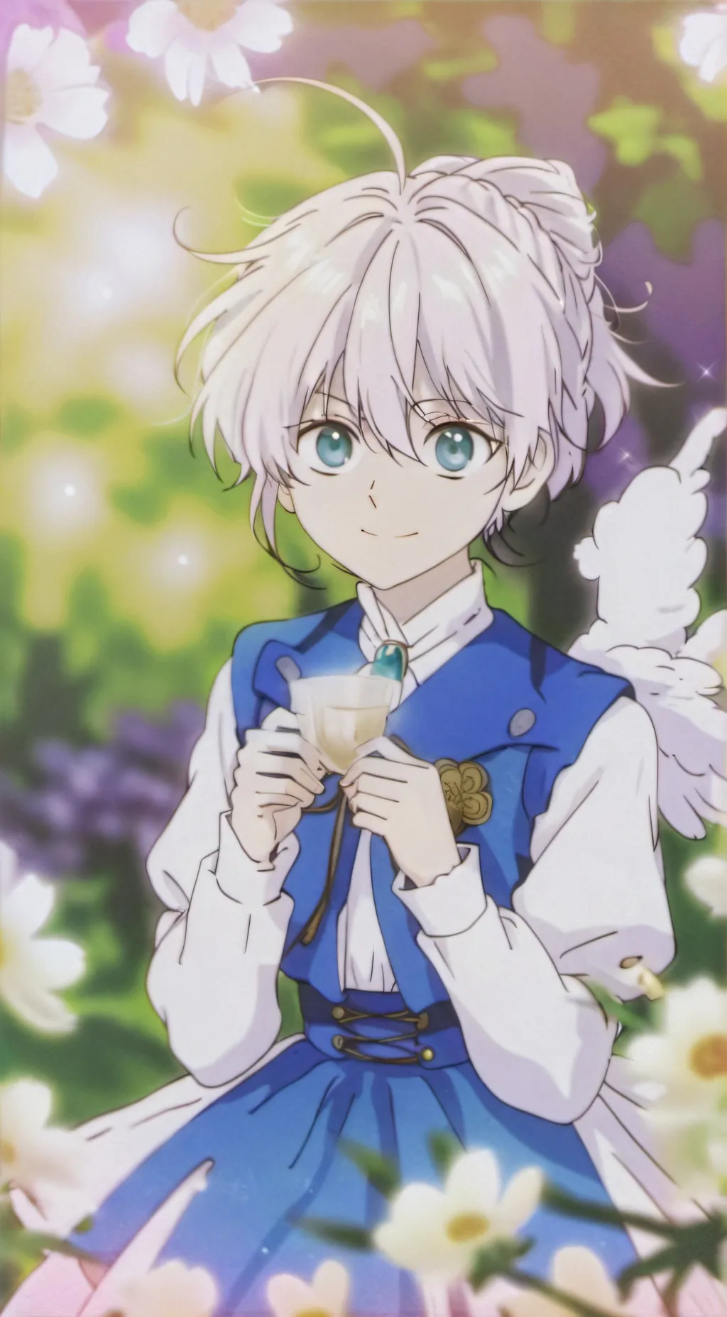 ai character: kirua tueuse soeur background
