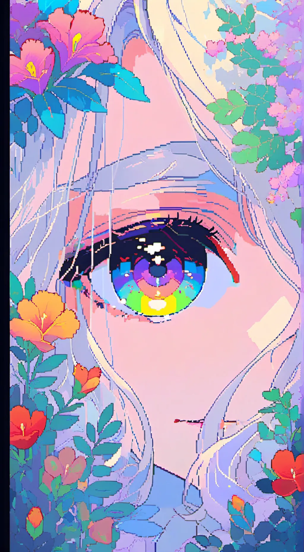 ai character: mha eye color  background
