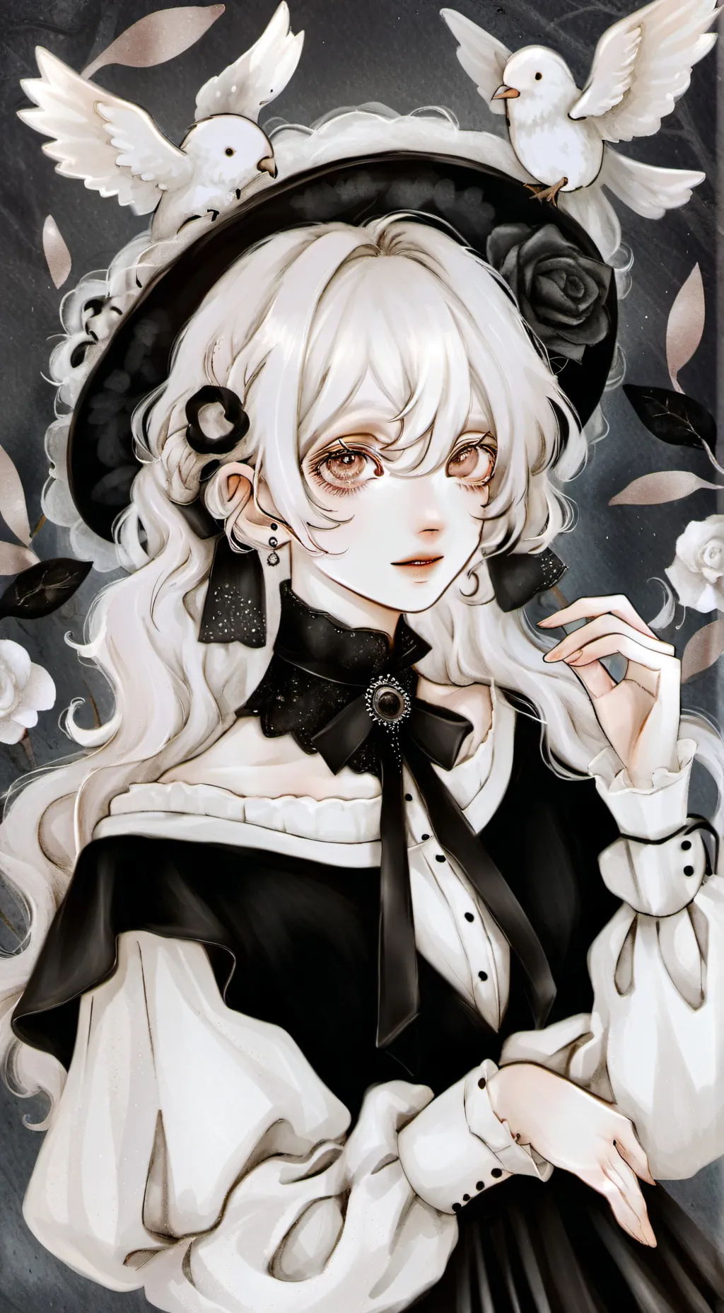 ai character: Blossom background