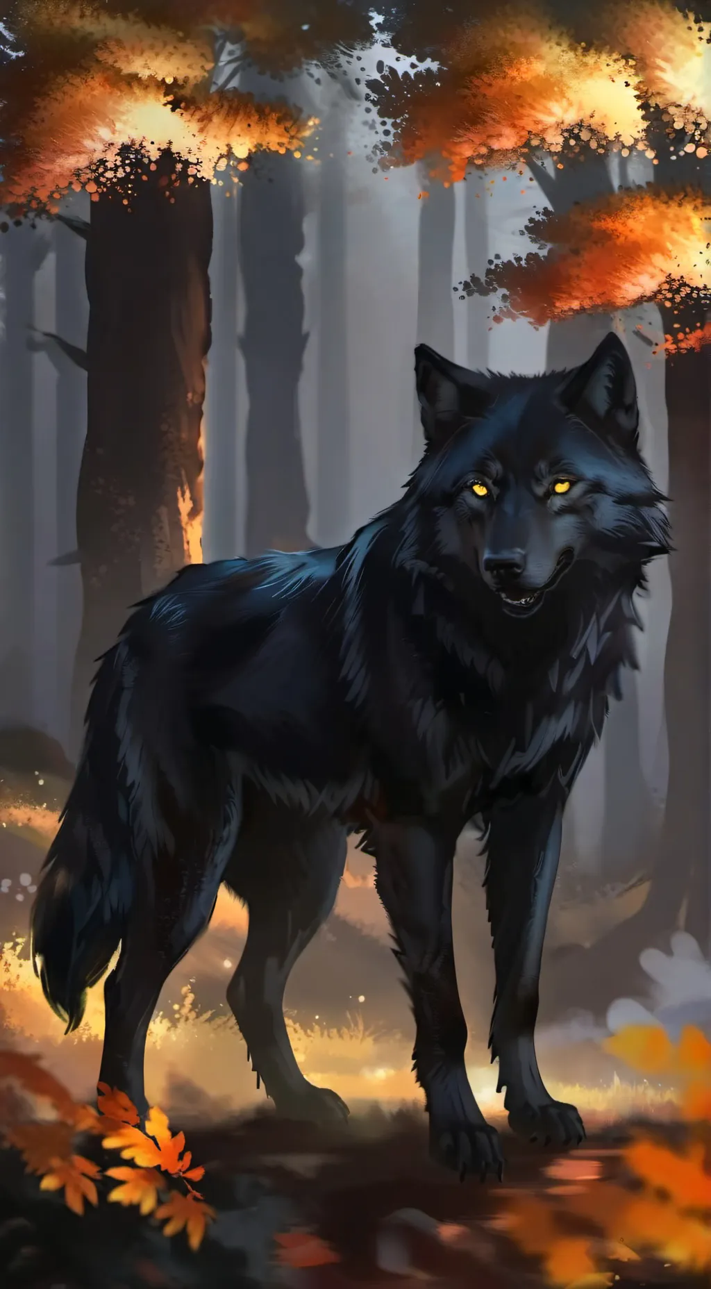 ai character: Teen wolf background