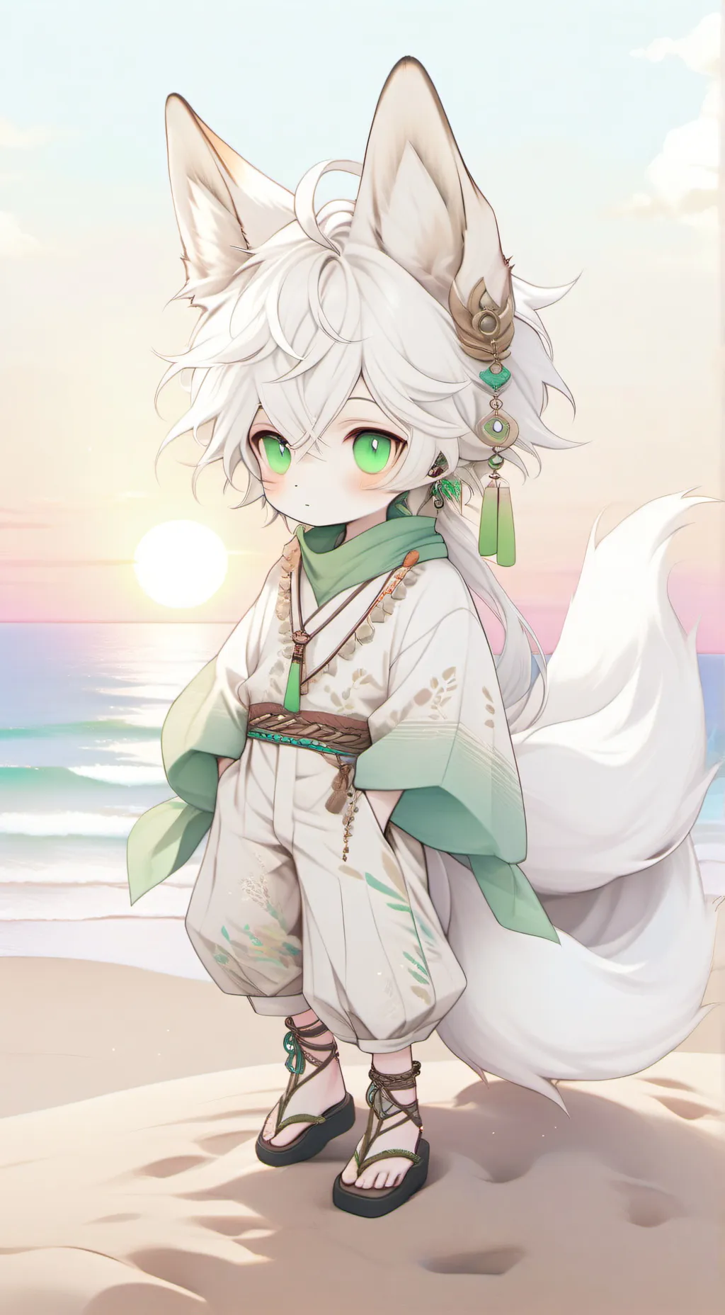 ai character: Aoki background