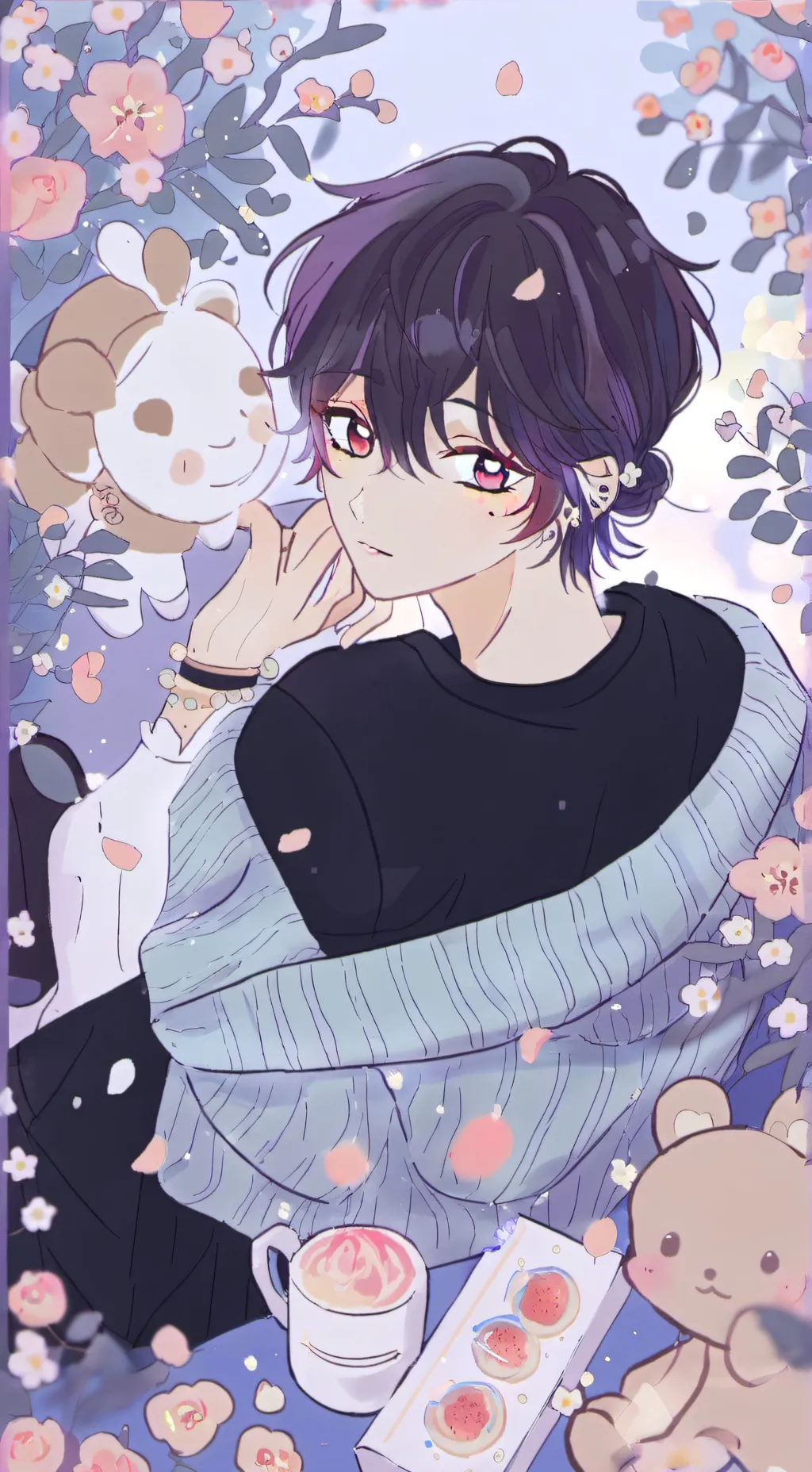 ai character: 001x456 background
