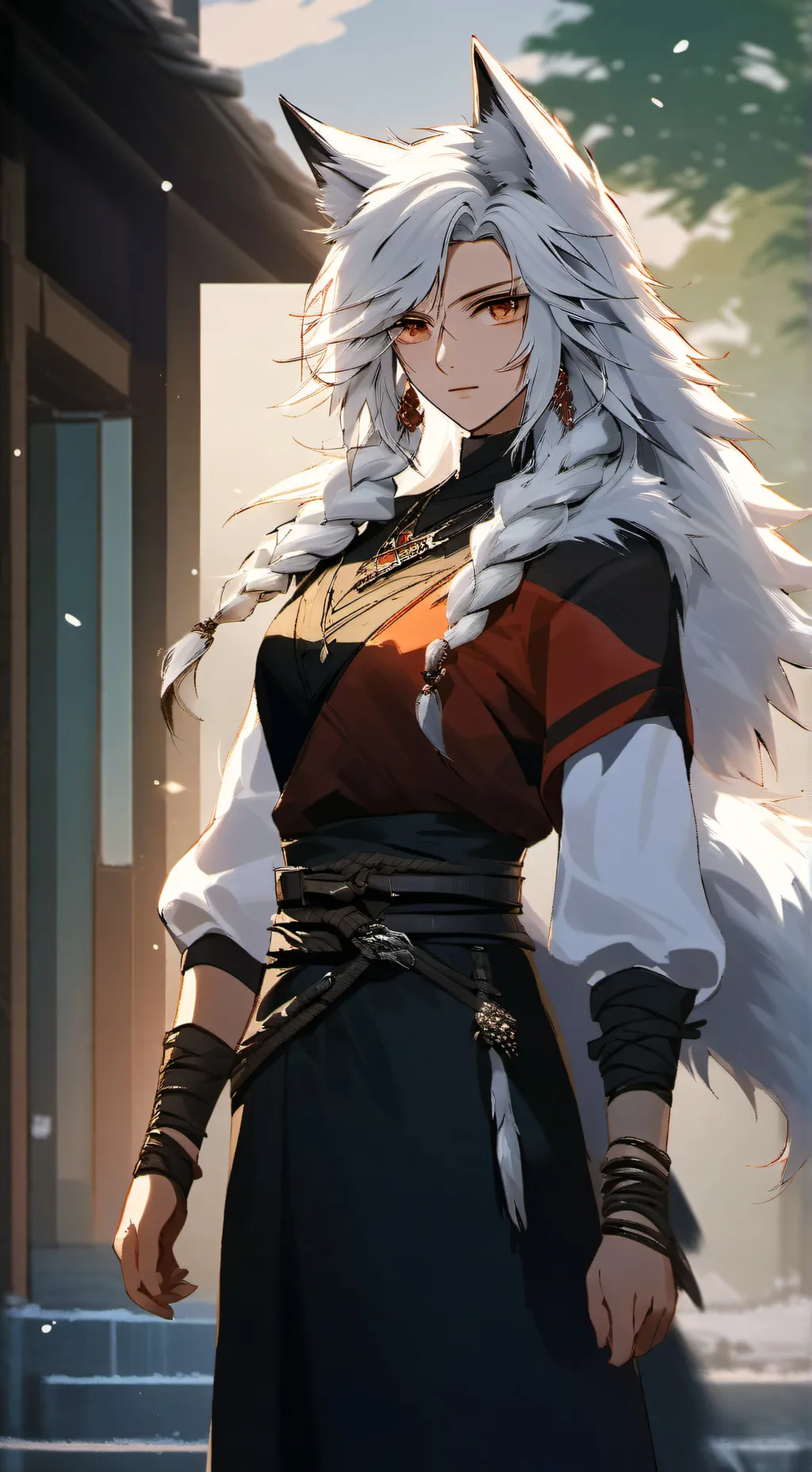 ai character: your wolf-dogs background