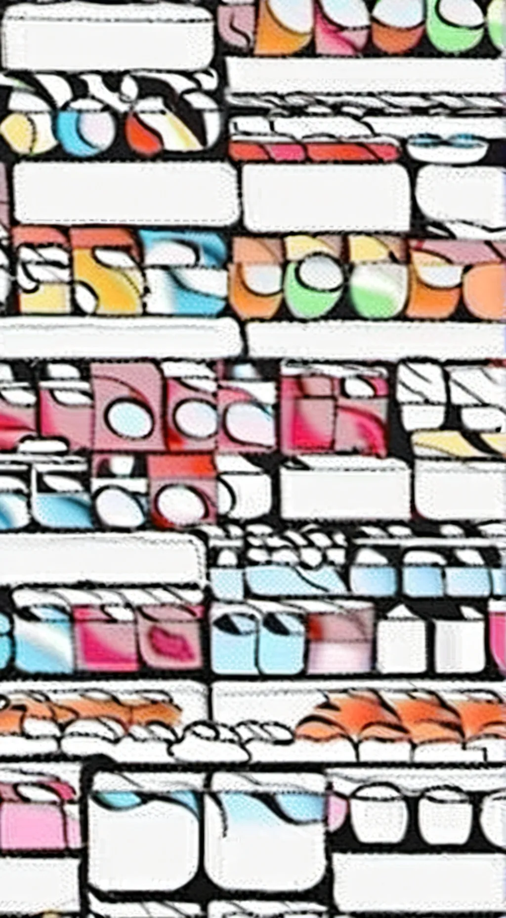 ai character: writing on walls background