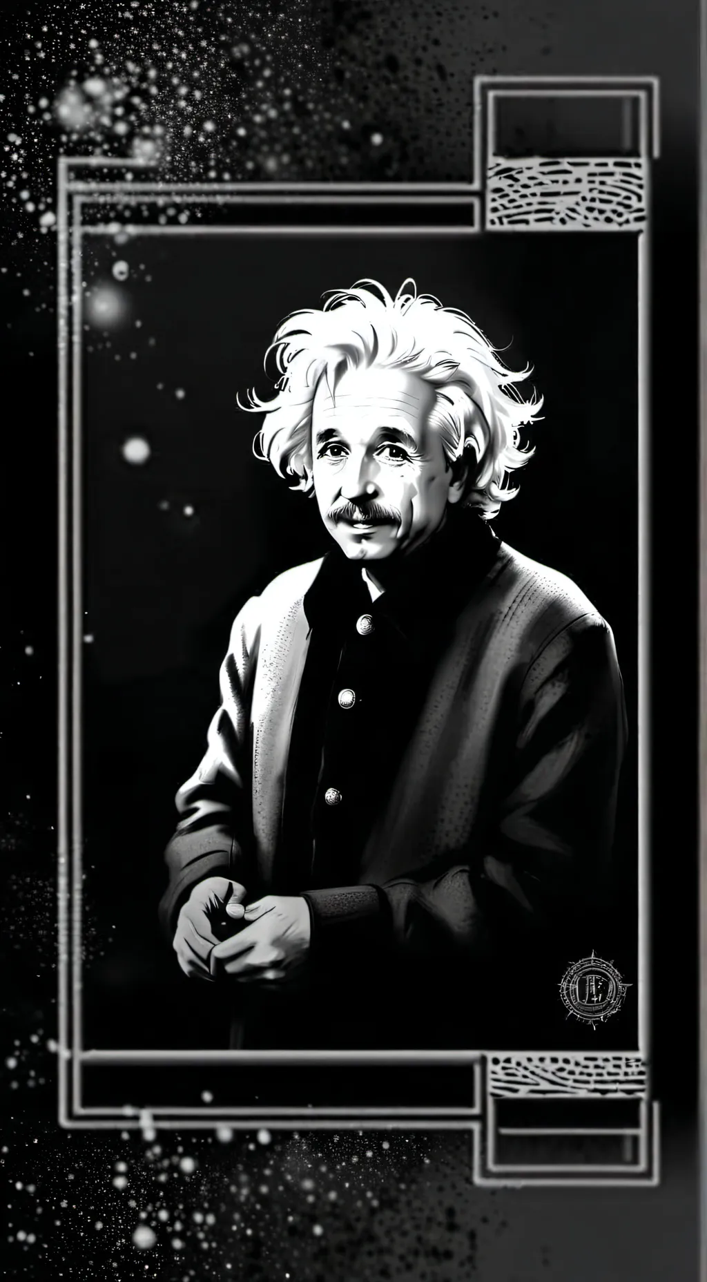 ai character: Albert Einstein background