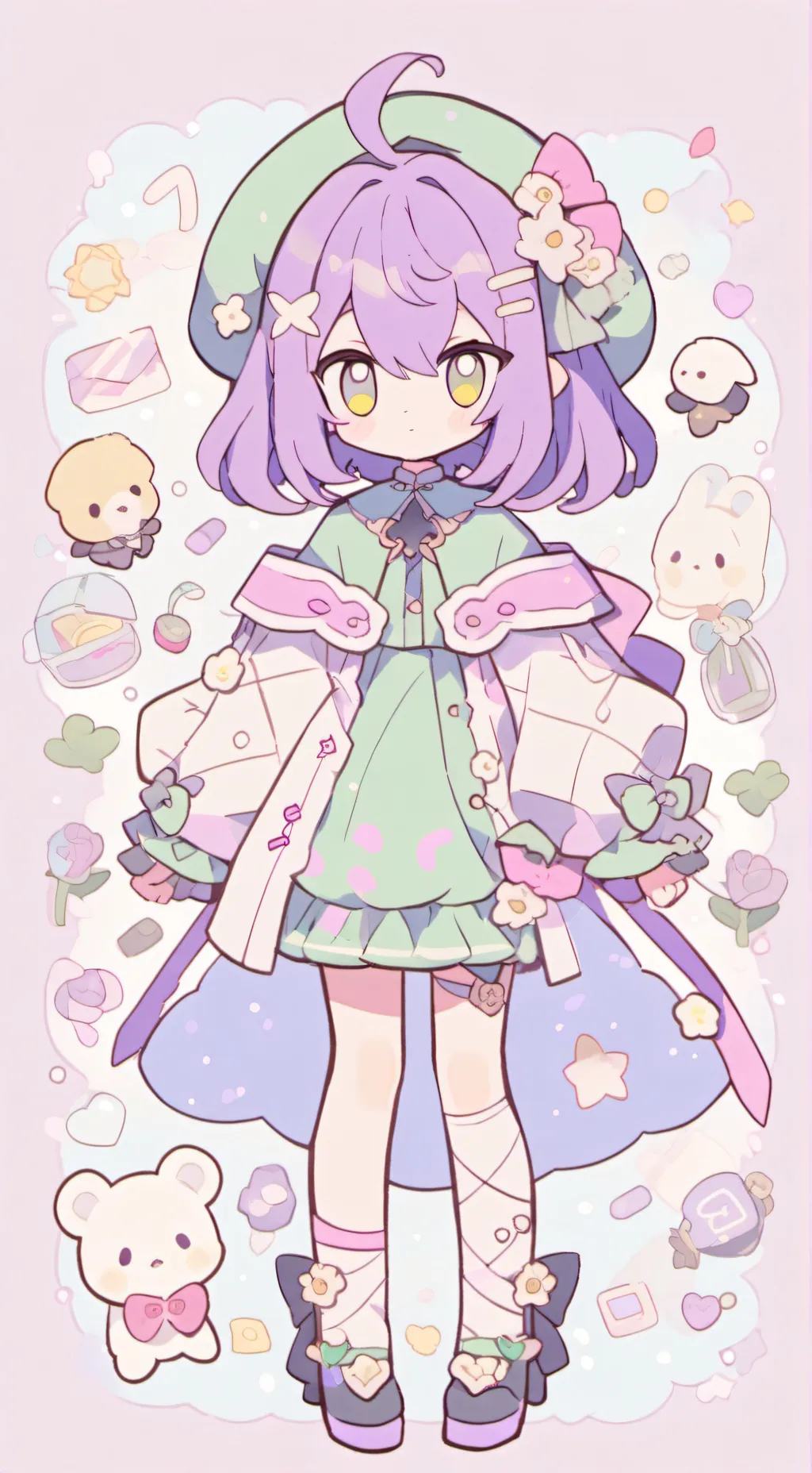 ai character: dias. dos. namorad background