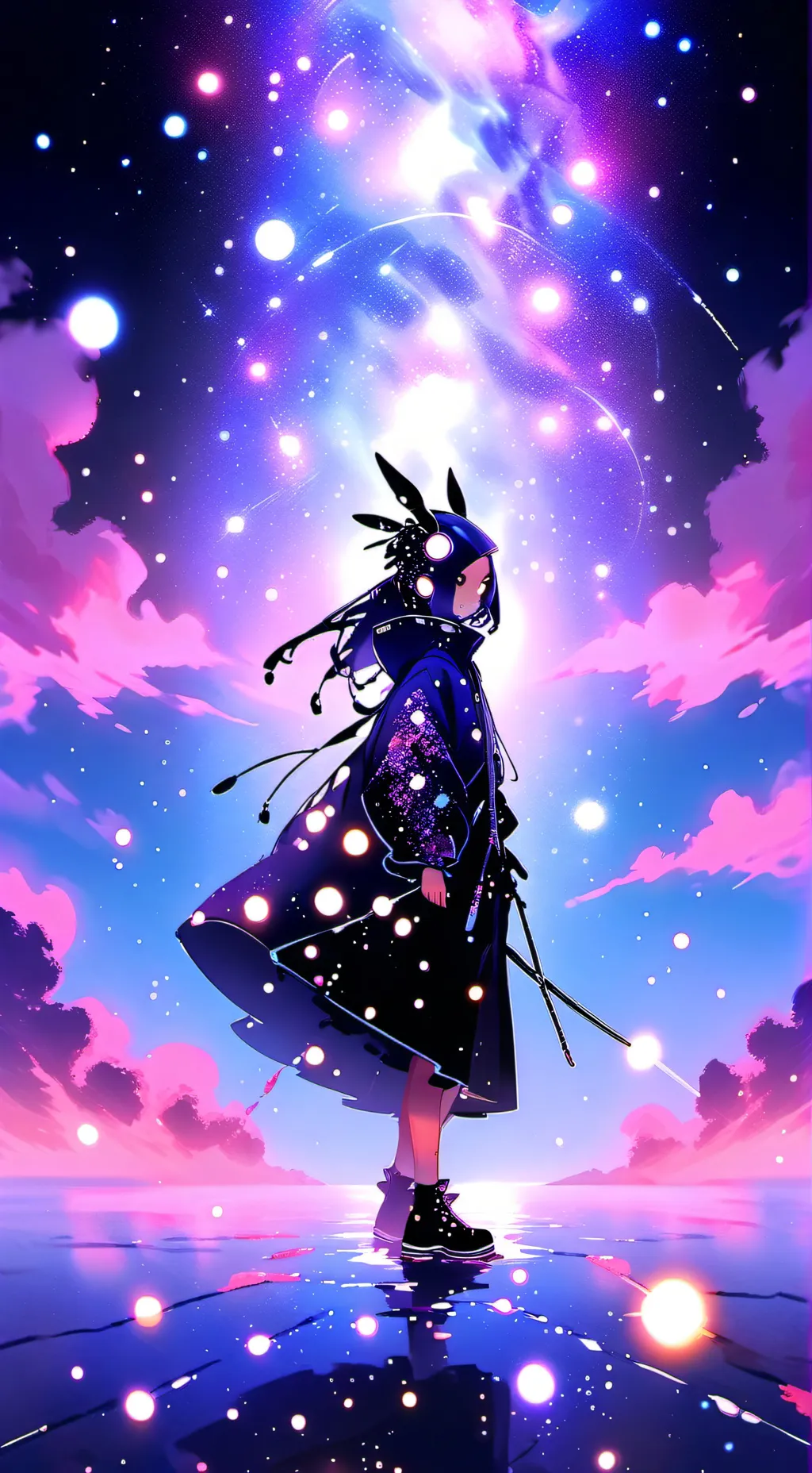 ai character: Wenda freaky background