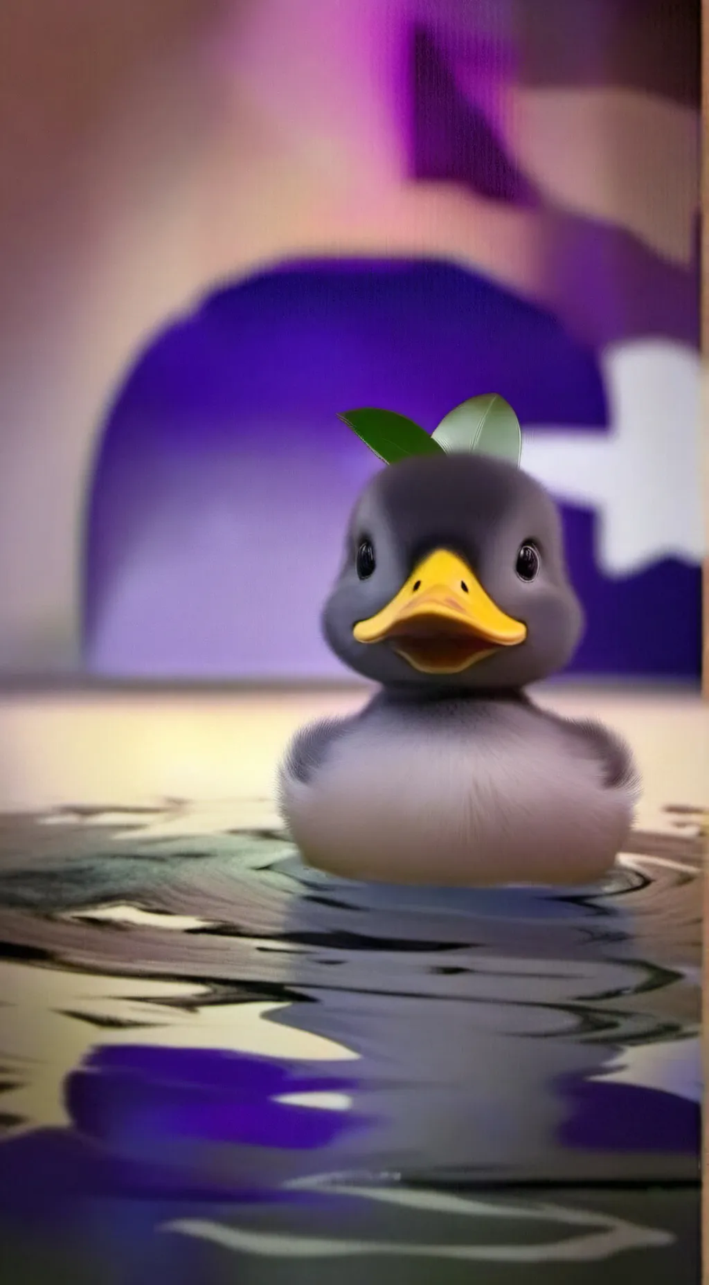 ai character: DUCKY background