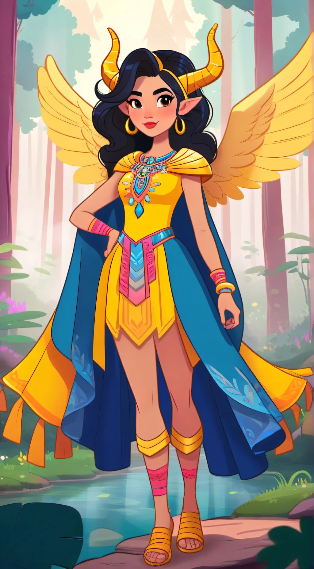 ai character: Unicorn vs Alicorn background