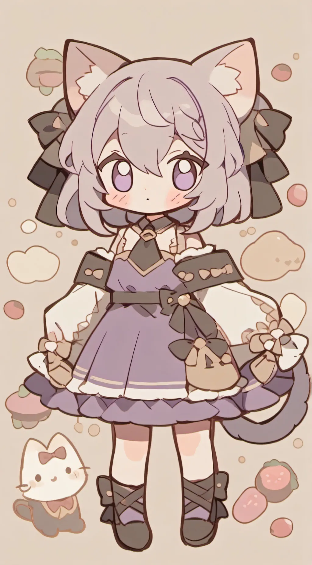ai character: GOODBYE... background