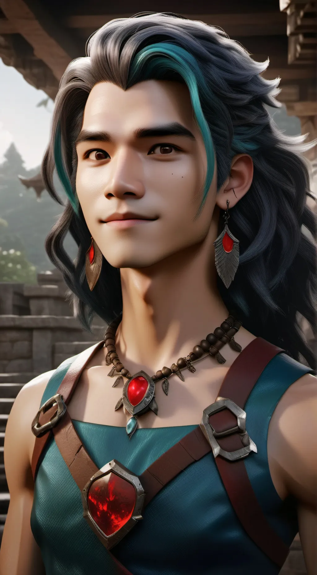 ai character: Descendants background