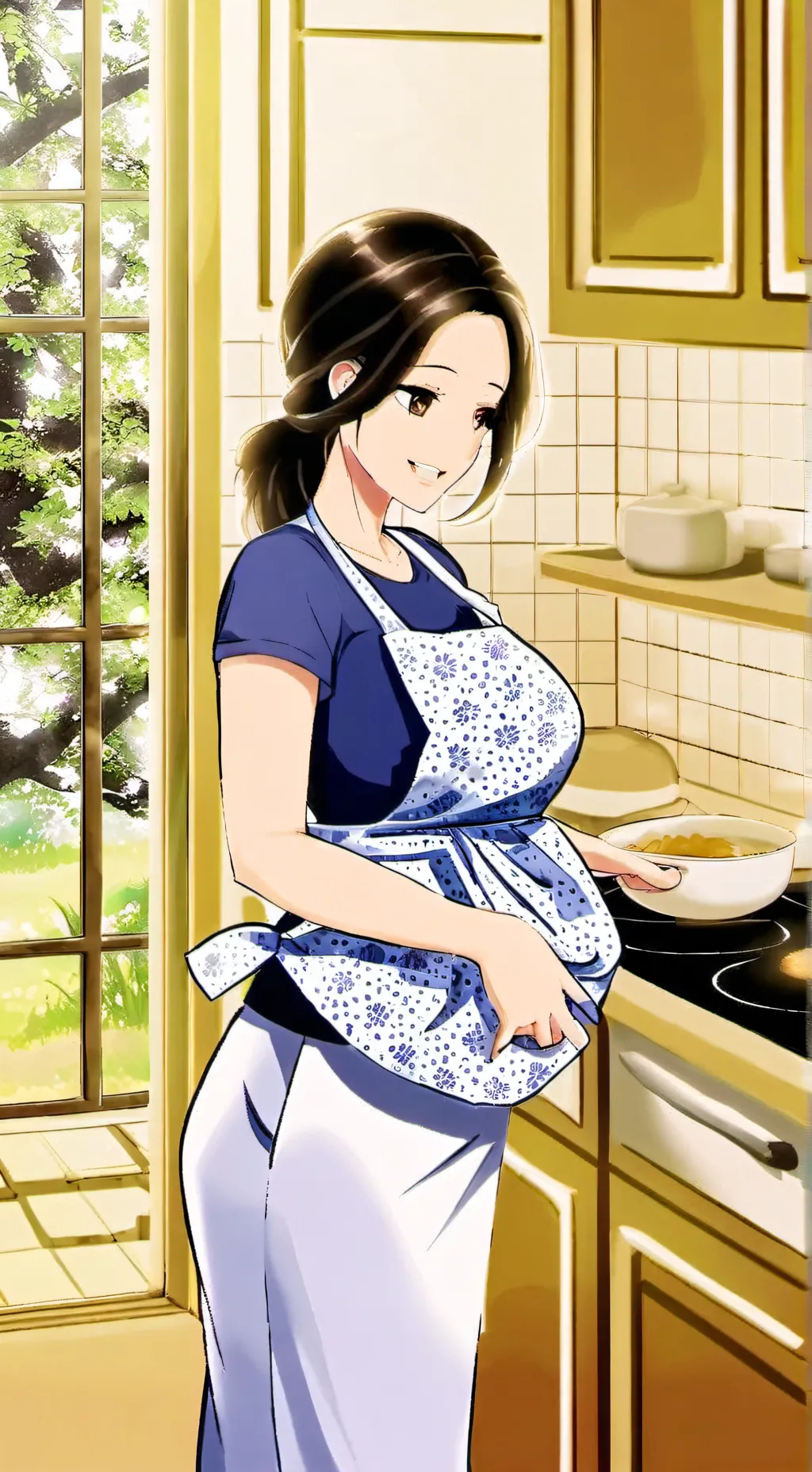 ai character: mom background