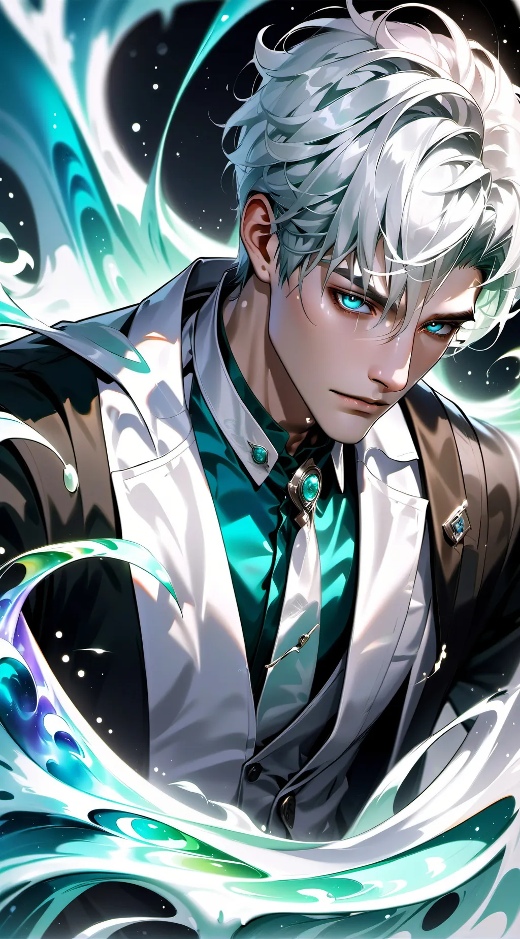 ai character: Dr Adrian  background