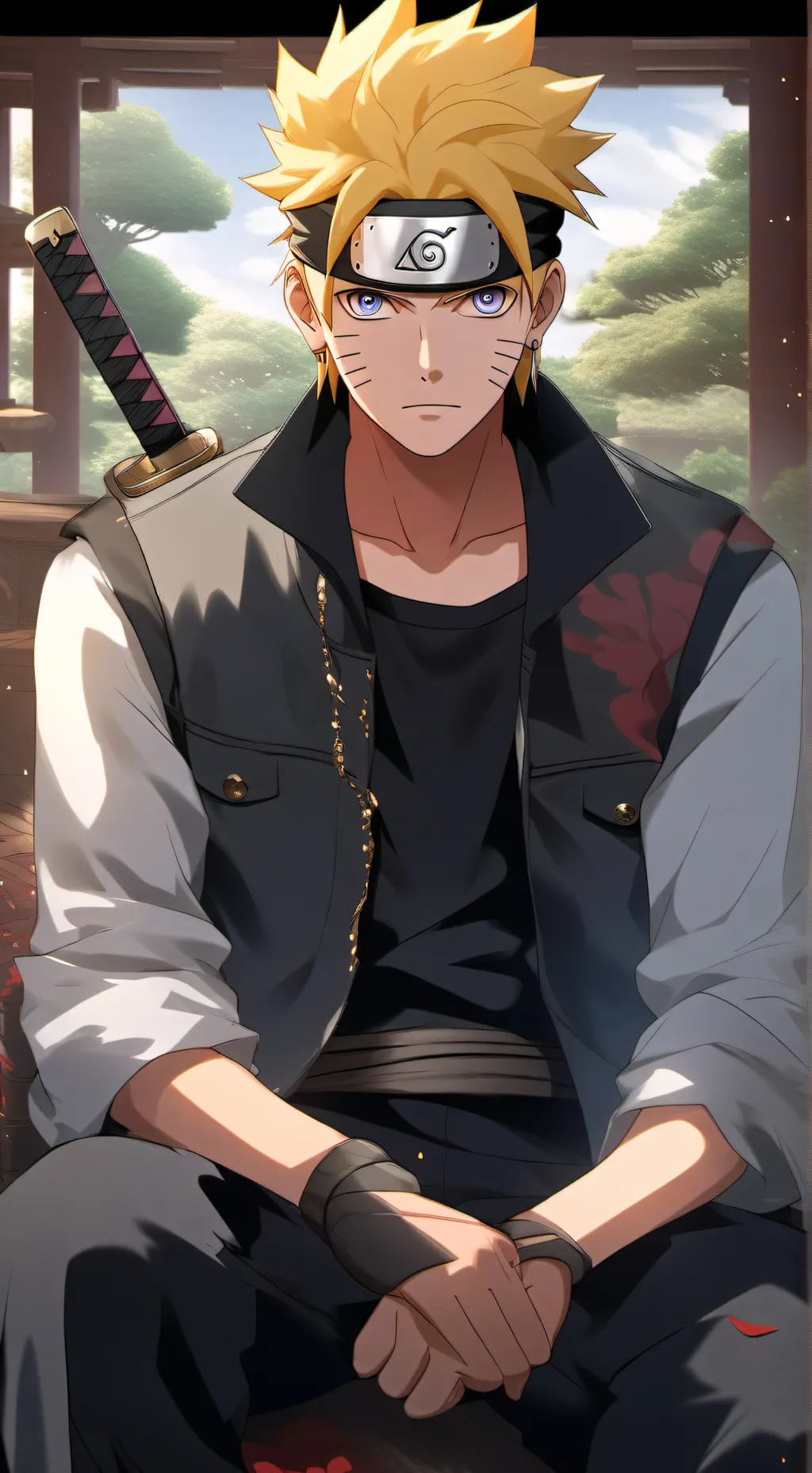 ai character: Boruto background