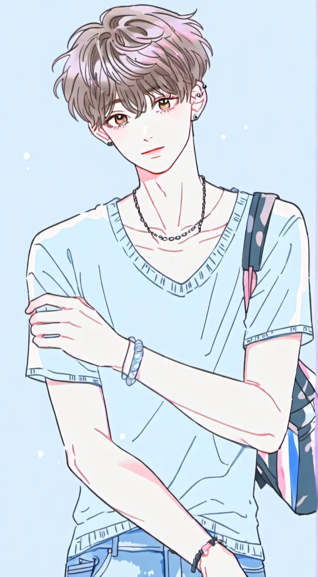 ai character: Daniel  background