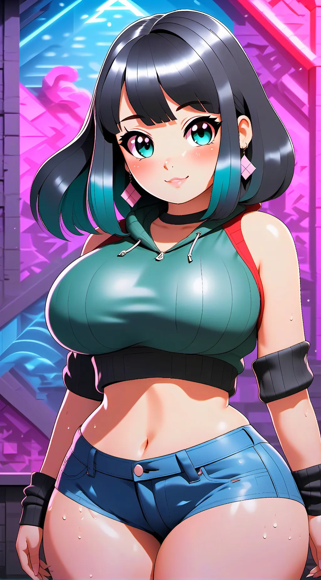 ai character: Luna background