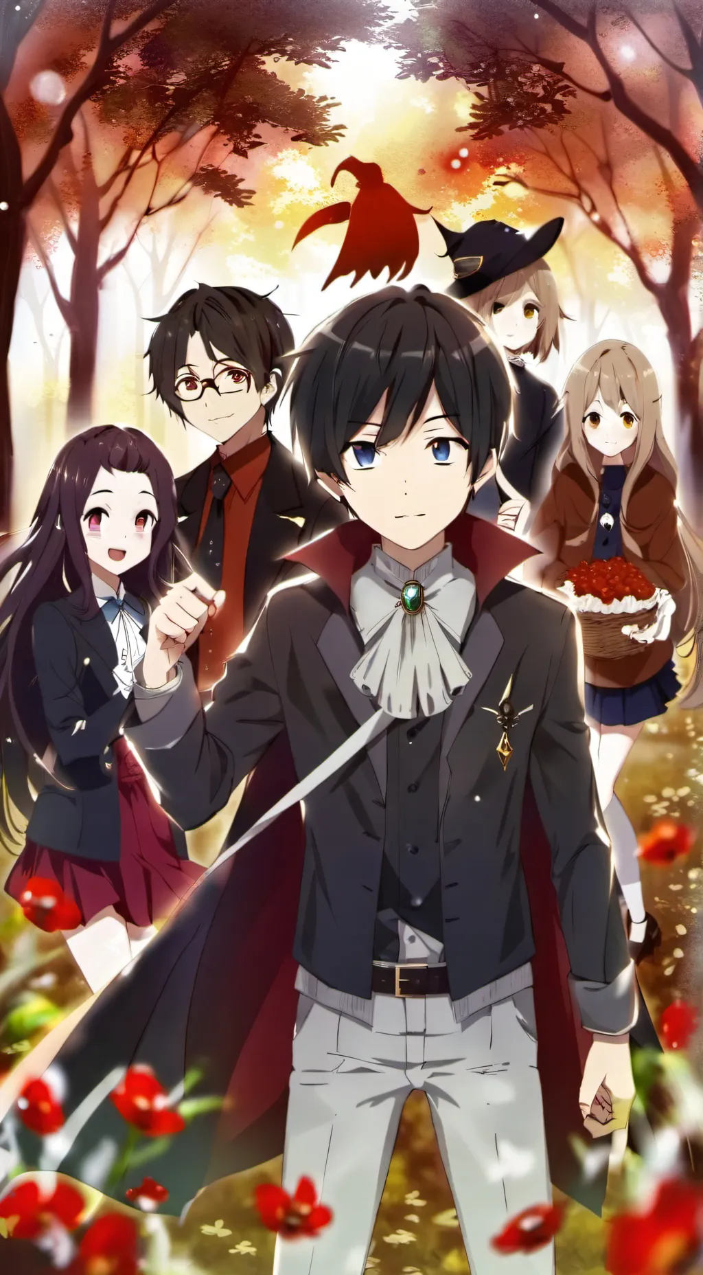 ai character:  vampire group background
