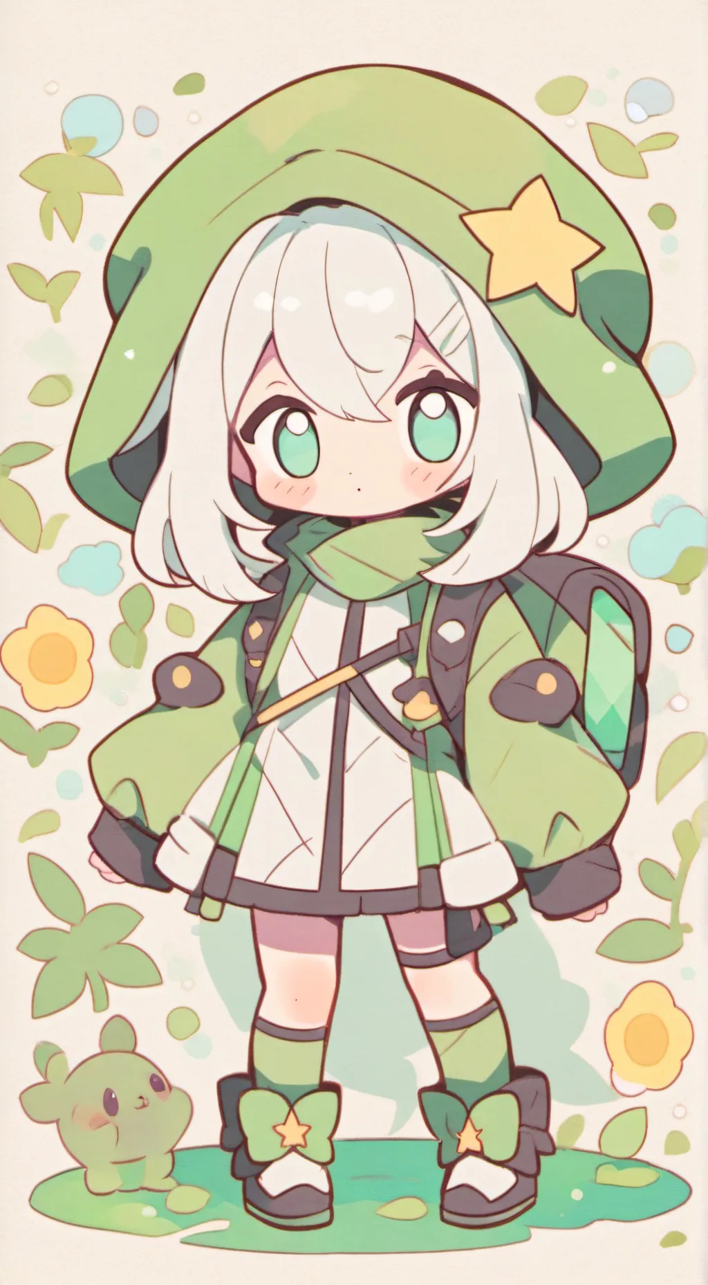 ai character: pilares background