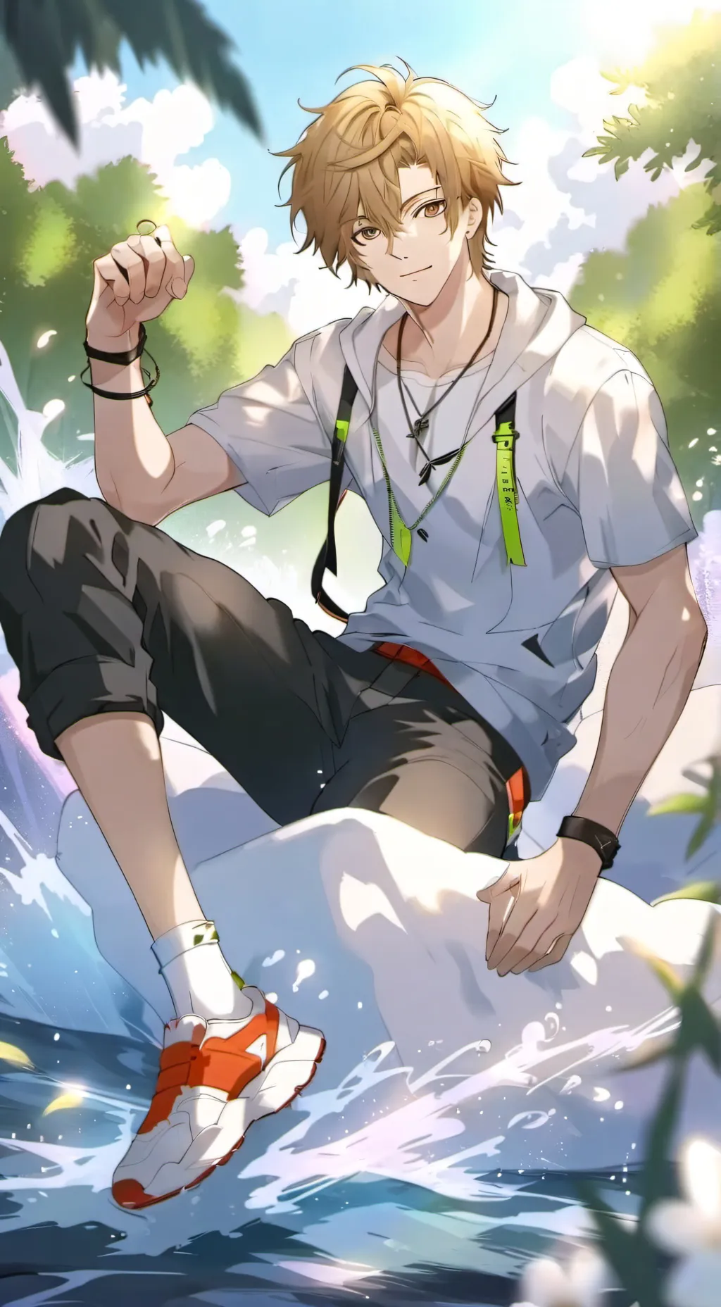 ai character: Kayden background