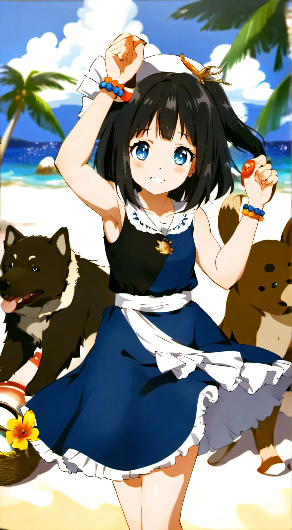 ai character: Gem background