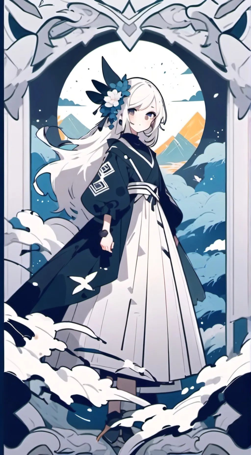 ai character: Wenda x Itsam background
