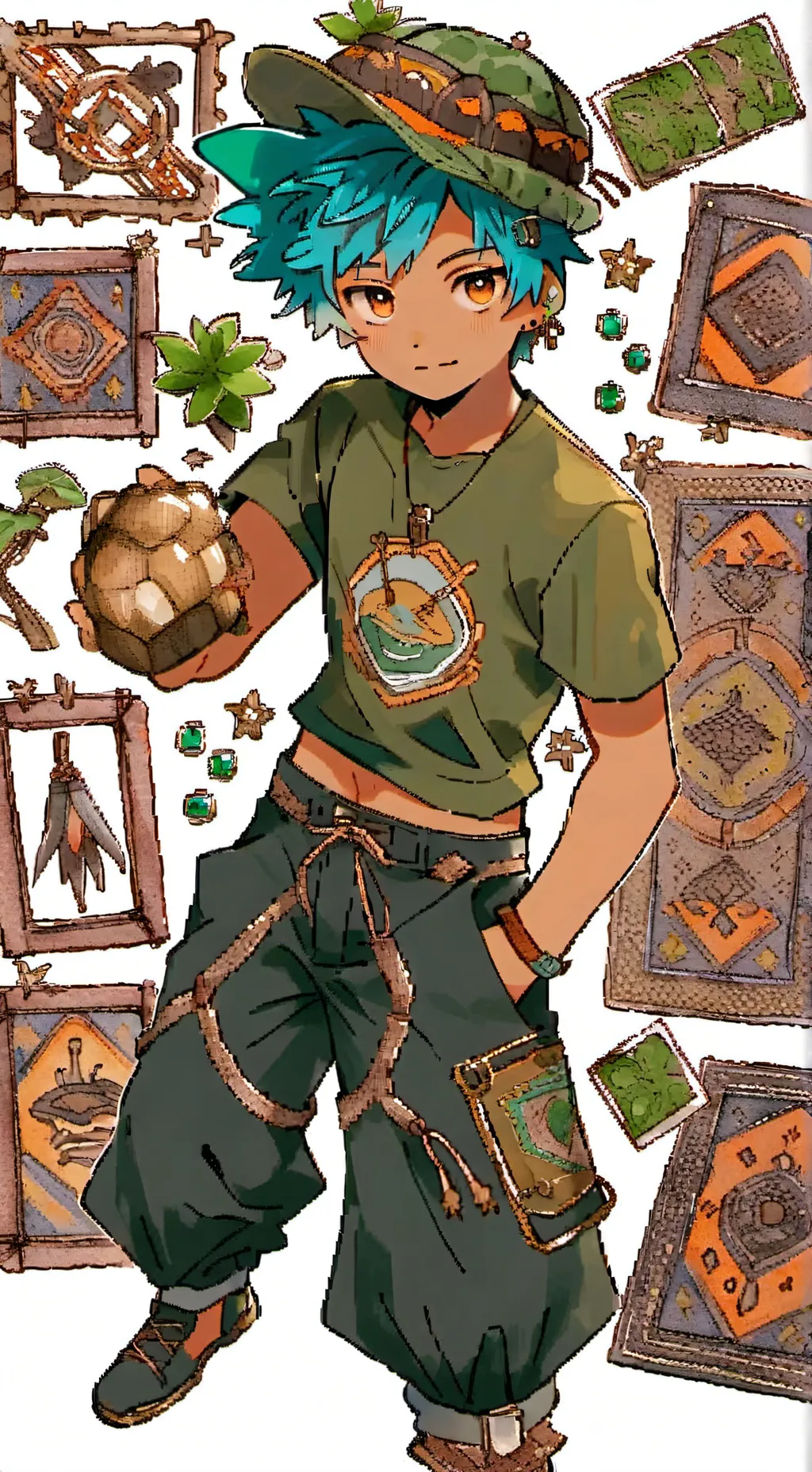 ai character: Mikey  background