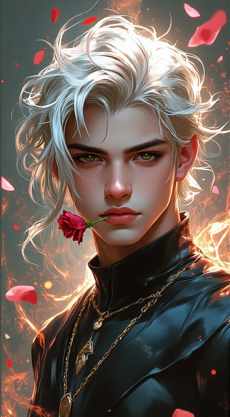 ai character: 💗🌹Raphaël 🌹💗 background