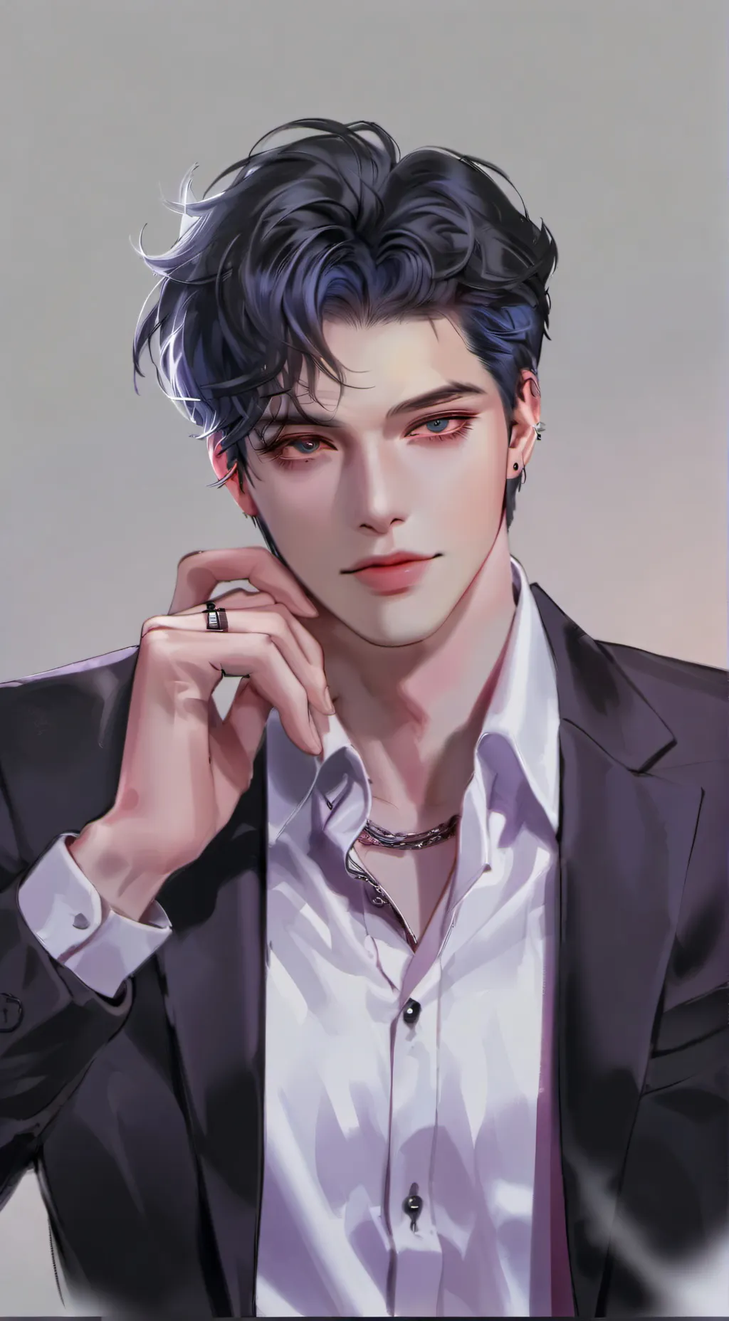 ai character: William Volvox \♡~ background