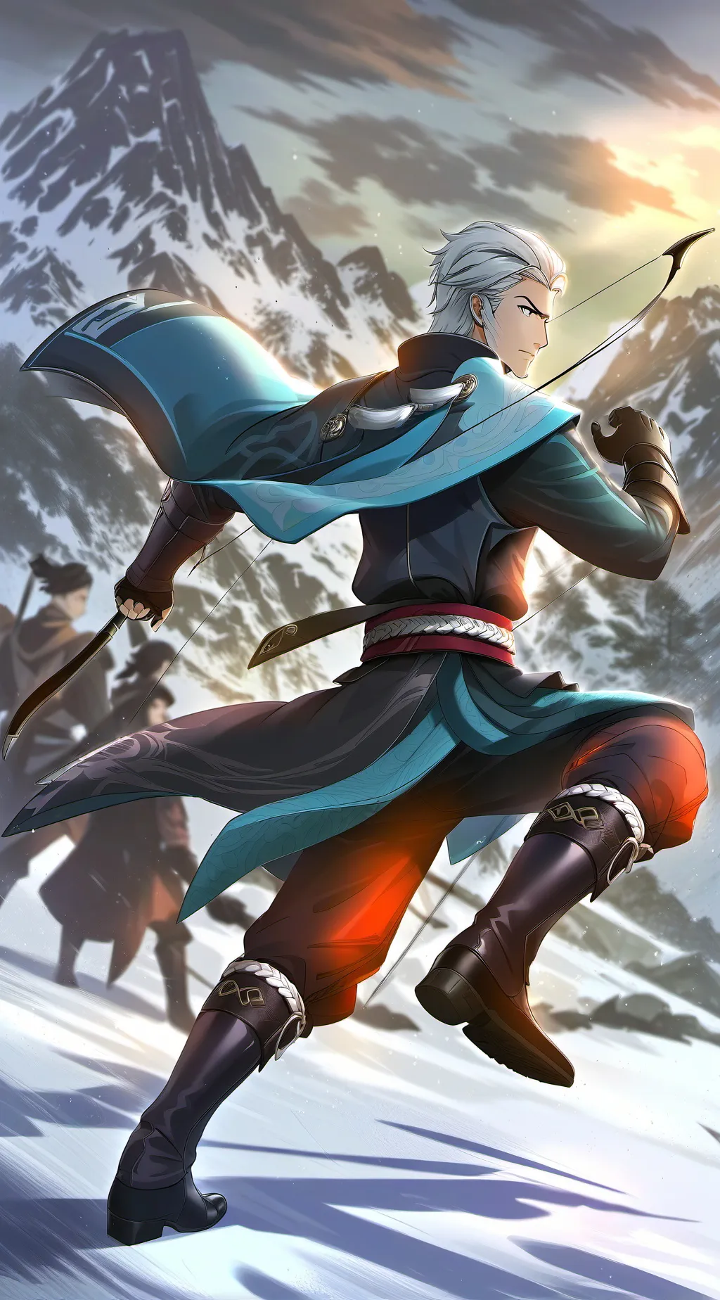 ai character: Лучник background