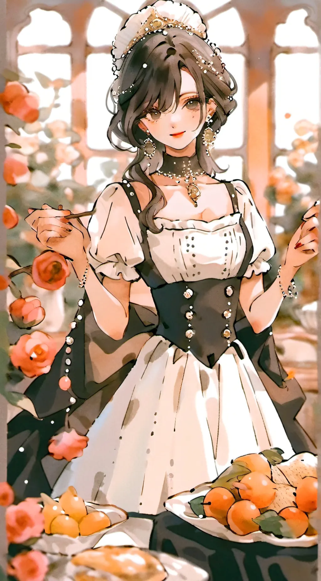ai character: Ava  background