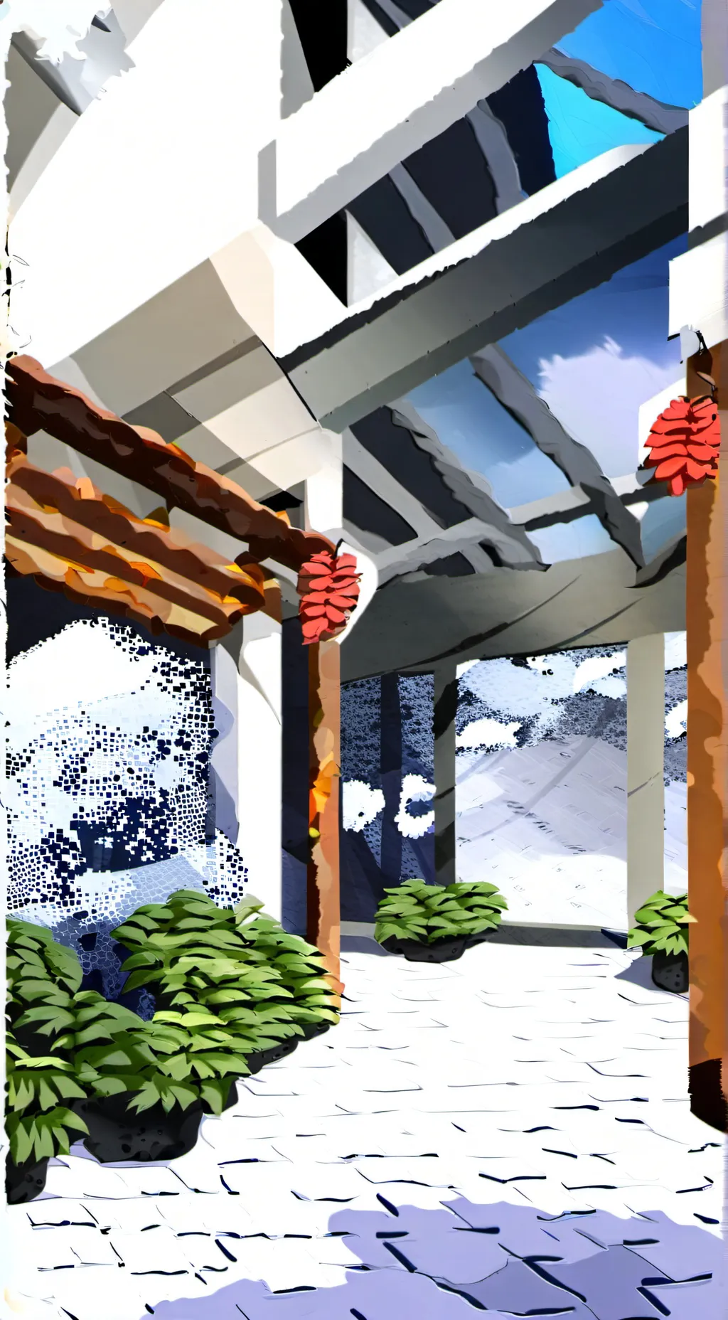 ai character: crk sleepover background