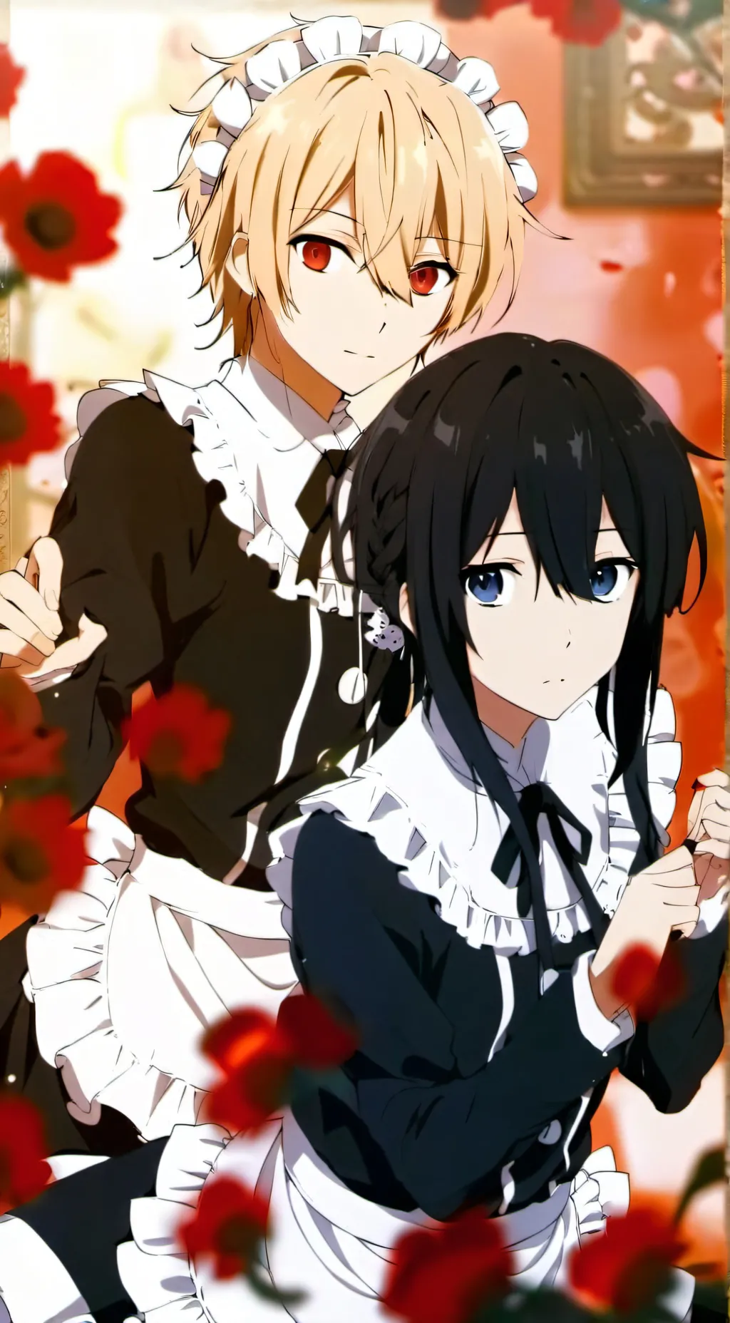 ai character: FEMBOY MAIDS background