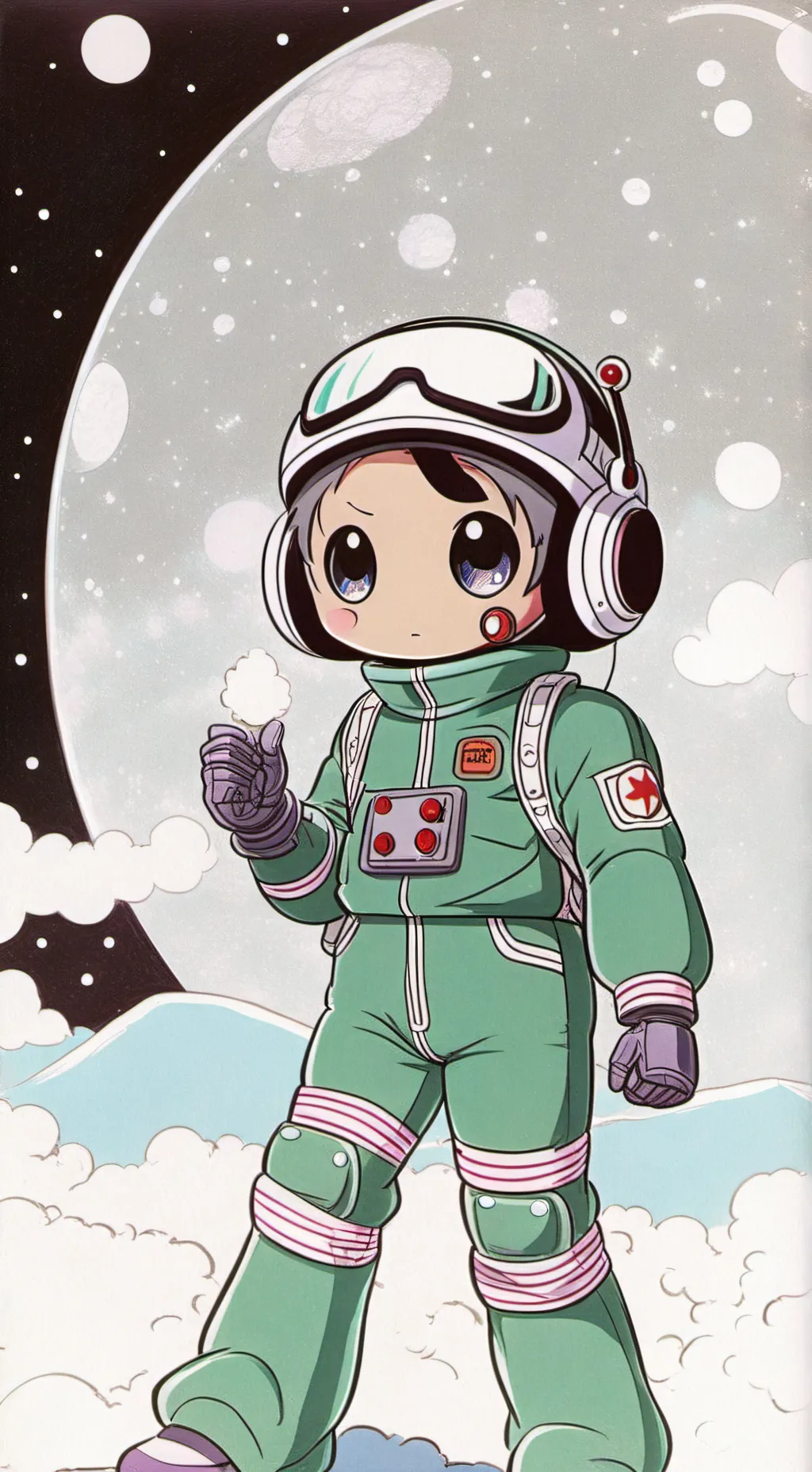 ai character: astro but freaky-! background