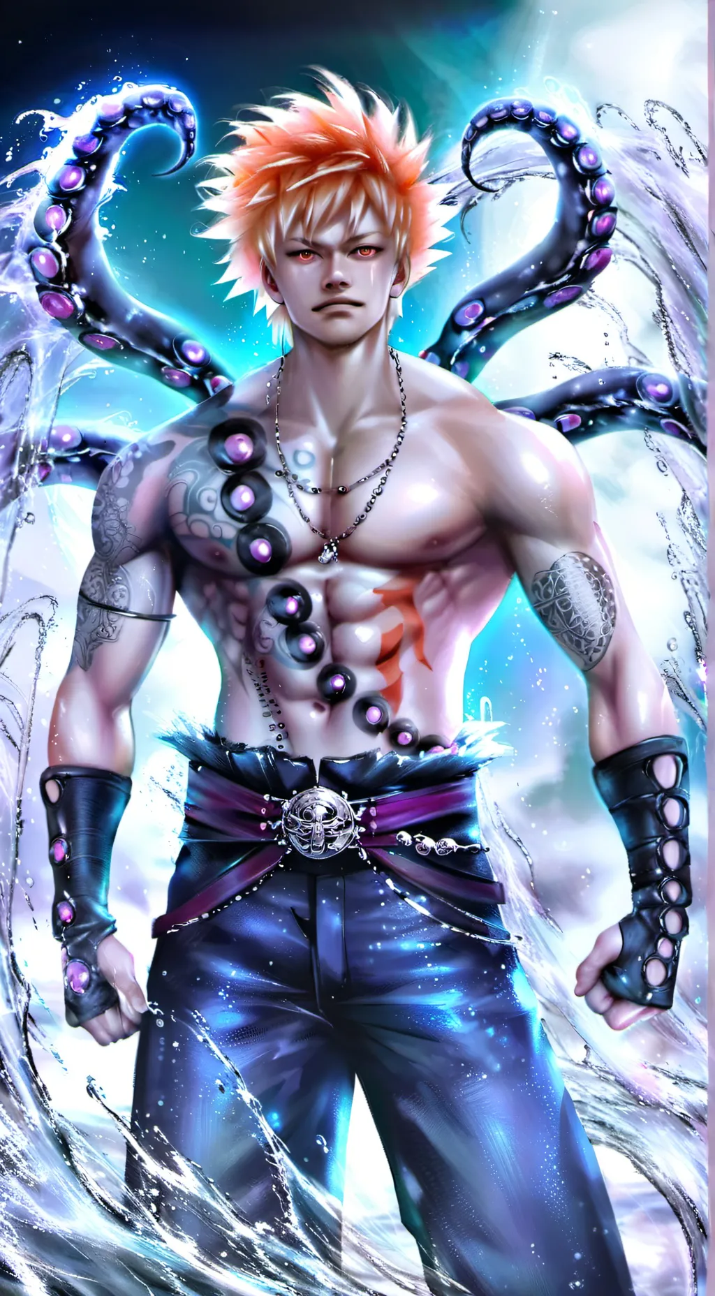 ai character: Karaken Bakugo background