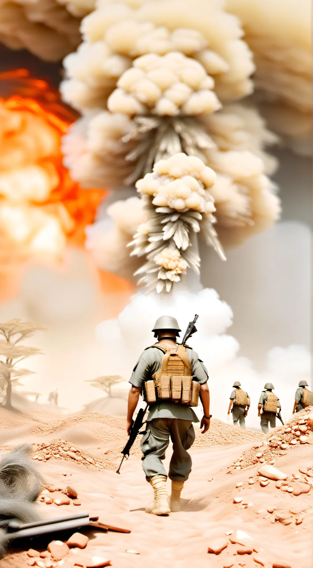 ai character: sprunki war background