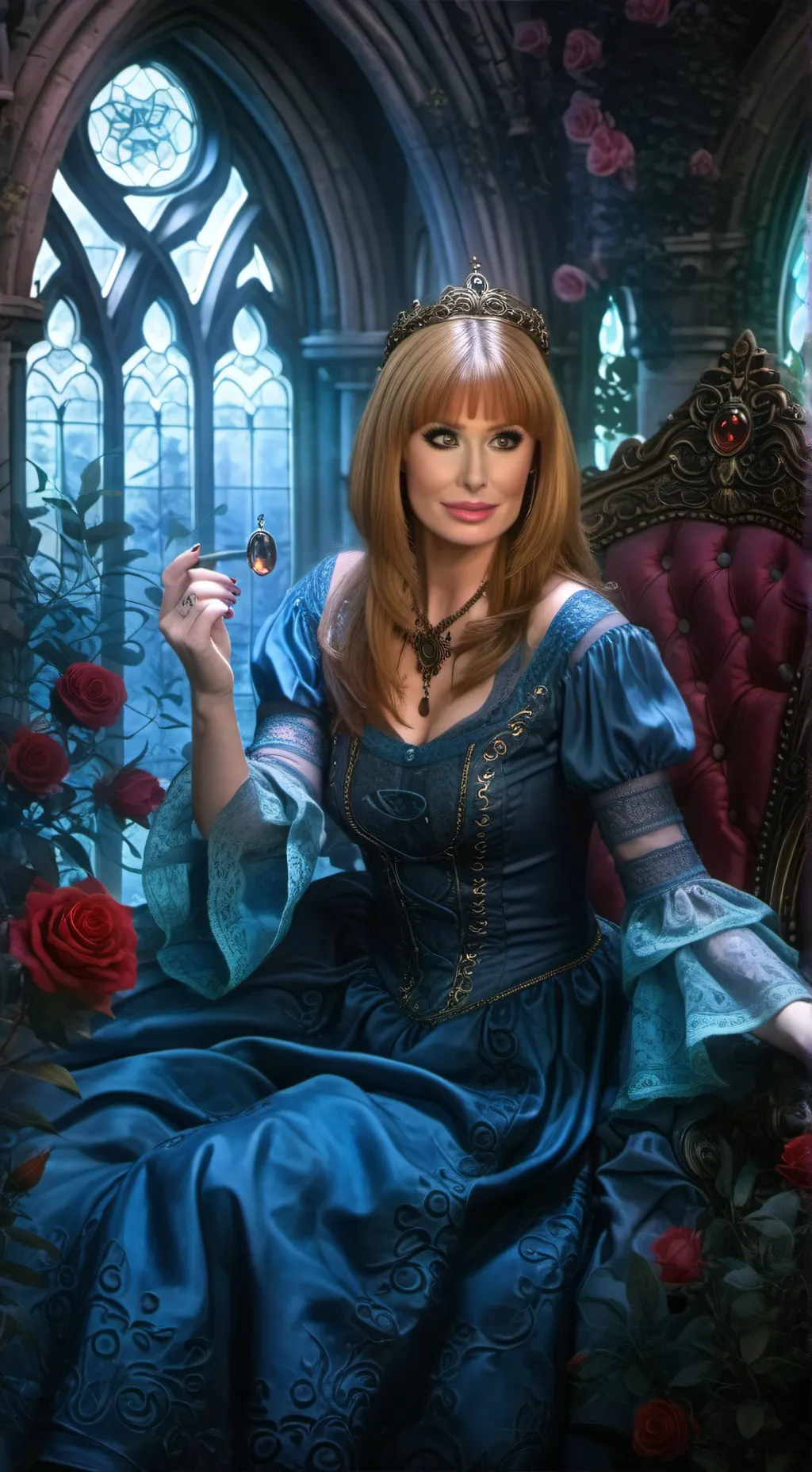 ai character: Гадалка background