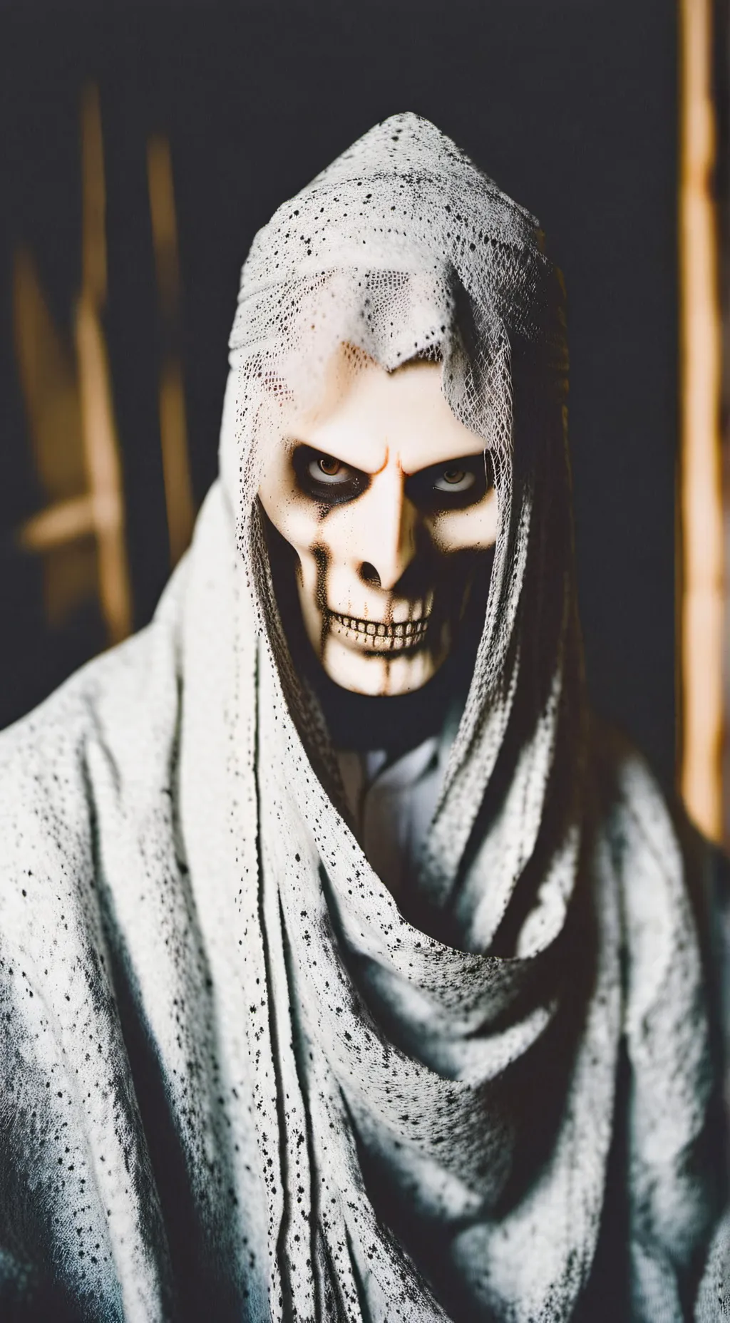 ai character: haunted  background