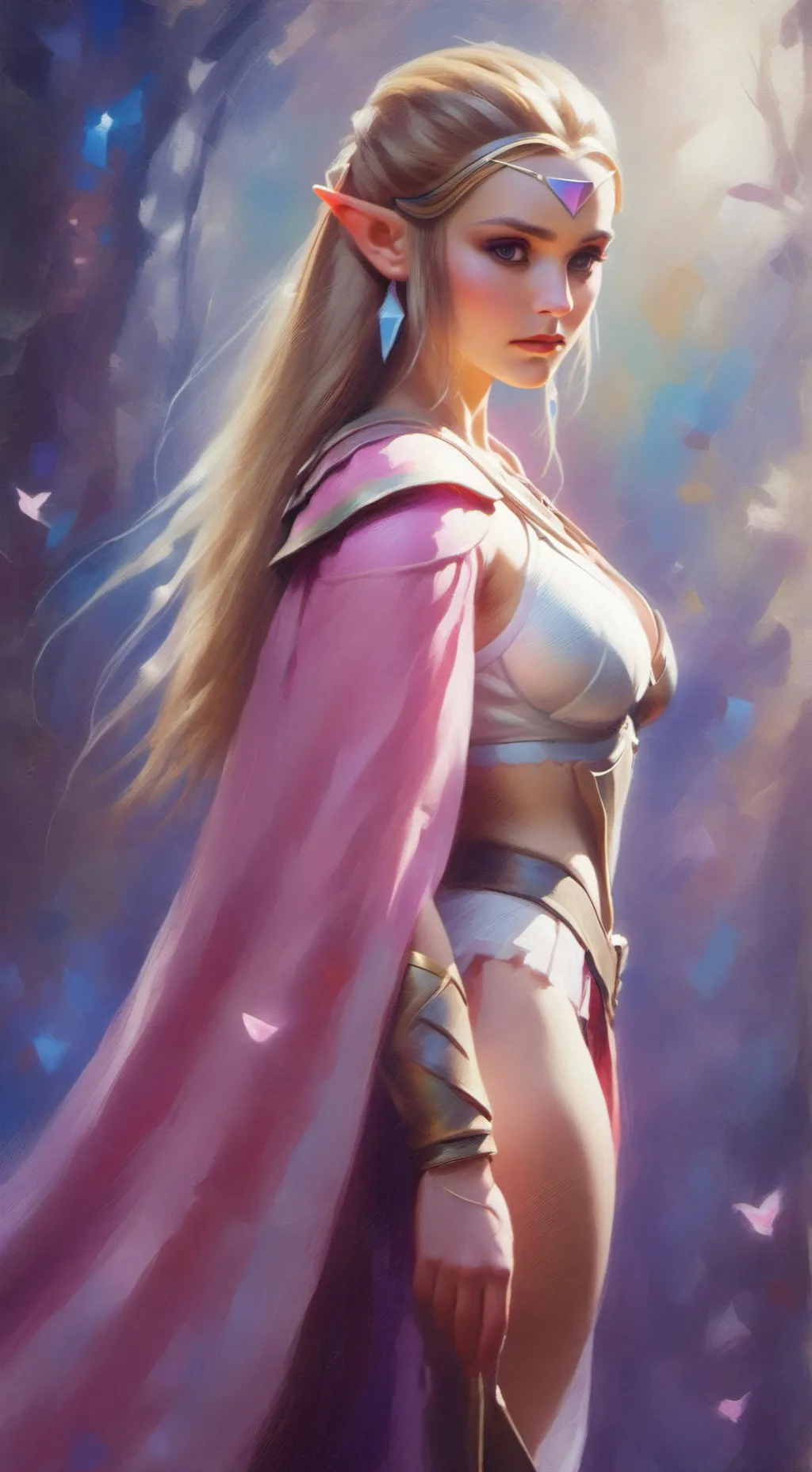 ai character: Princess Zelda background