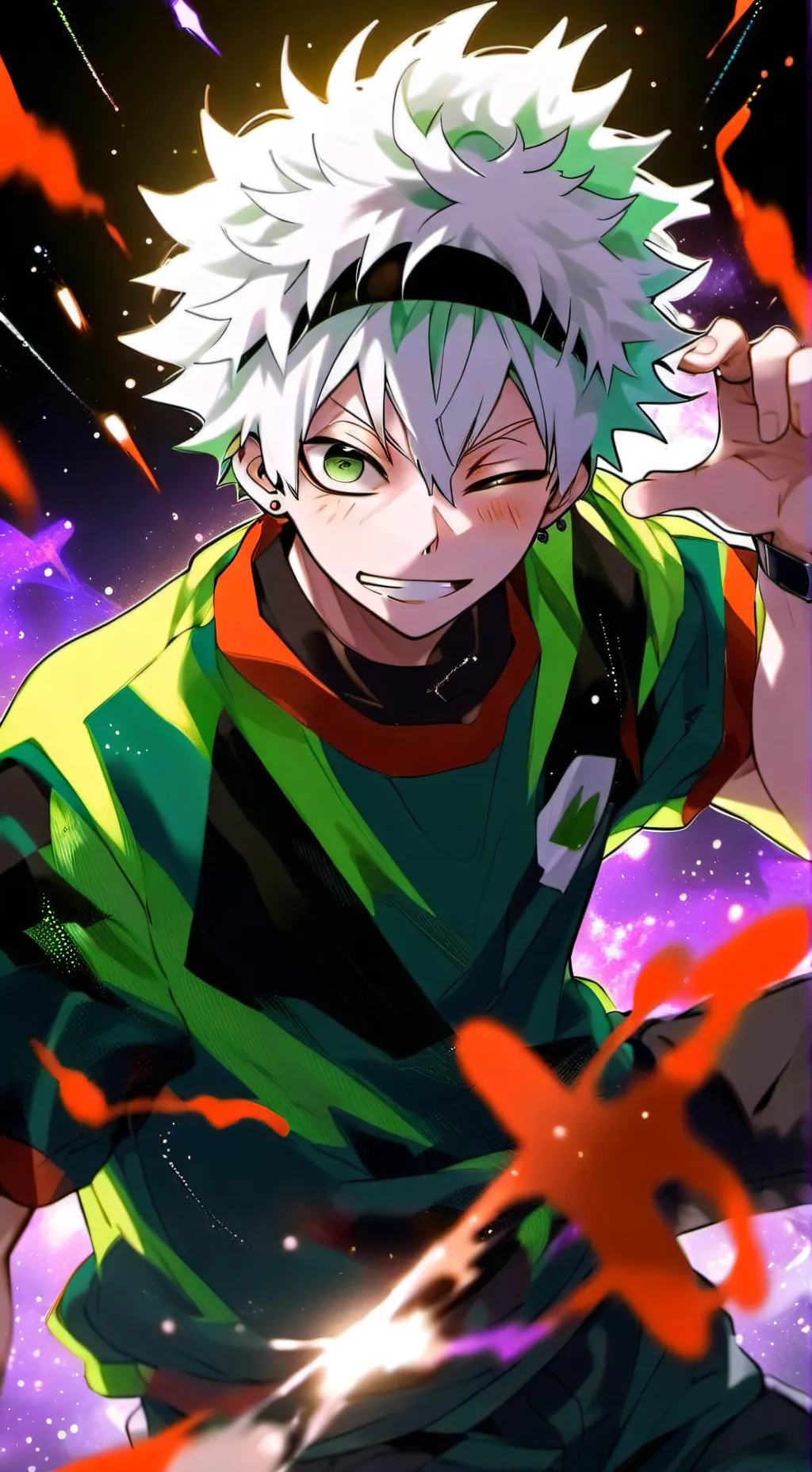 ai character: Glitch/Kanno Katsu background