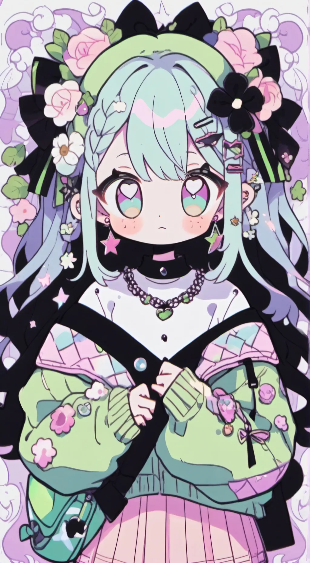 ai character: loky background