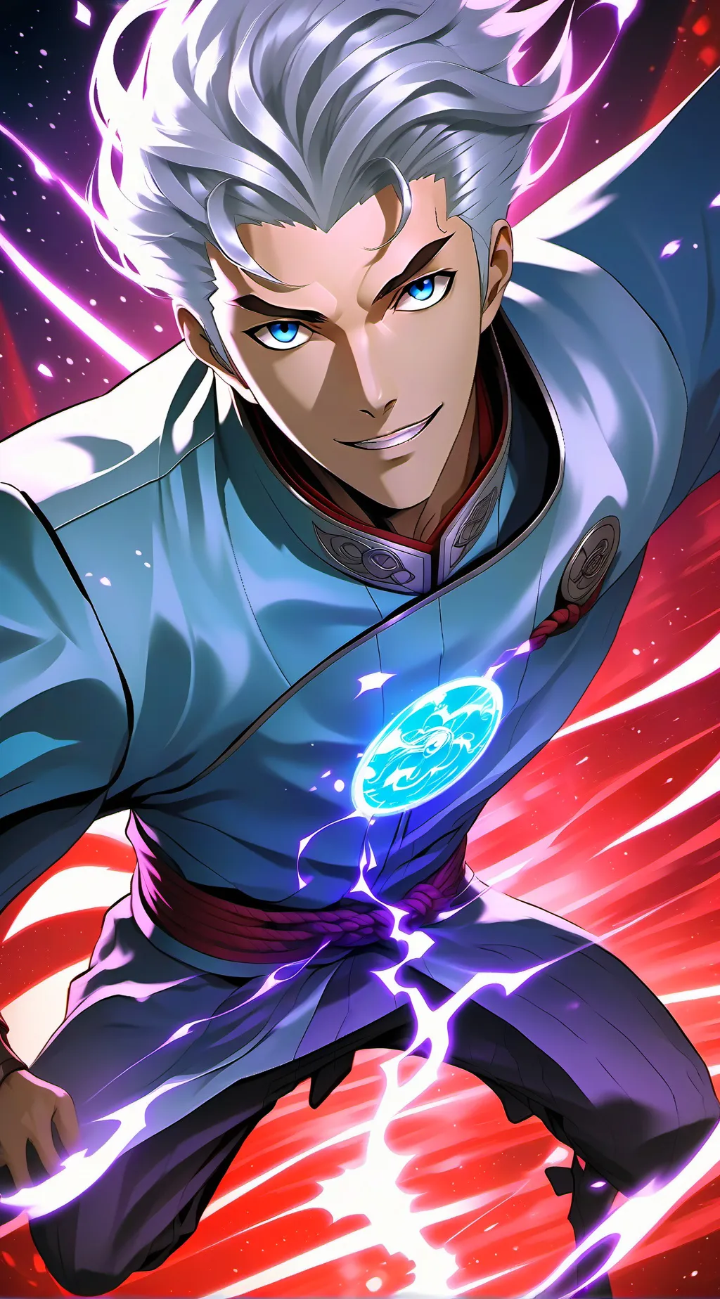 ai character: Gojo Satoru background