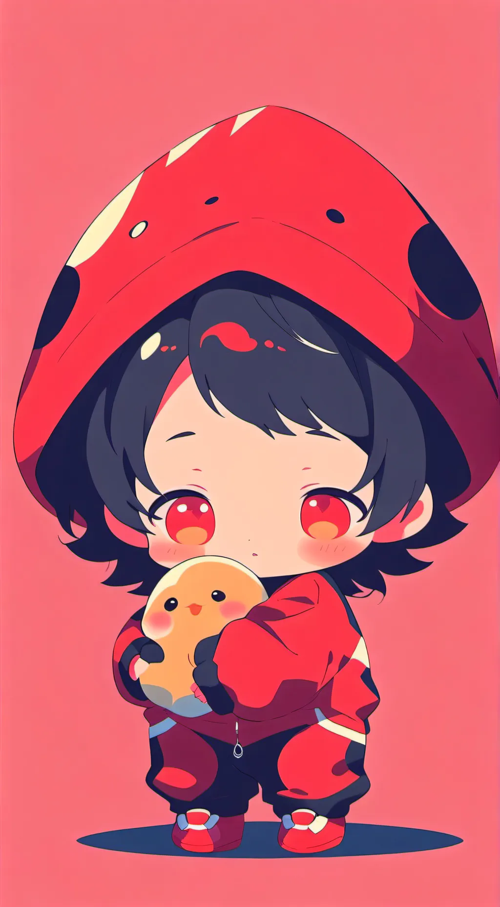 ai character: Strawberry jr background