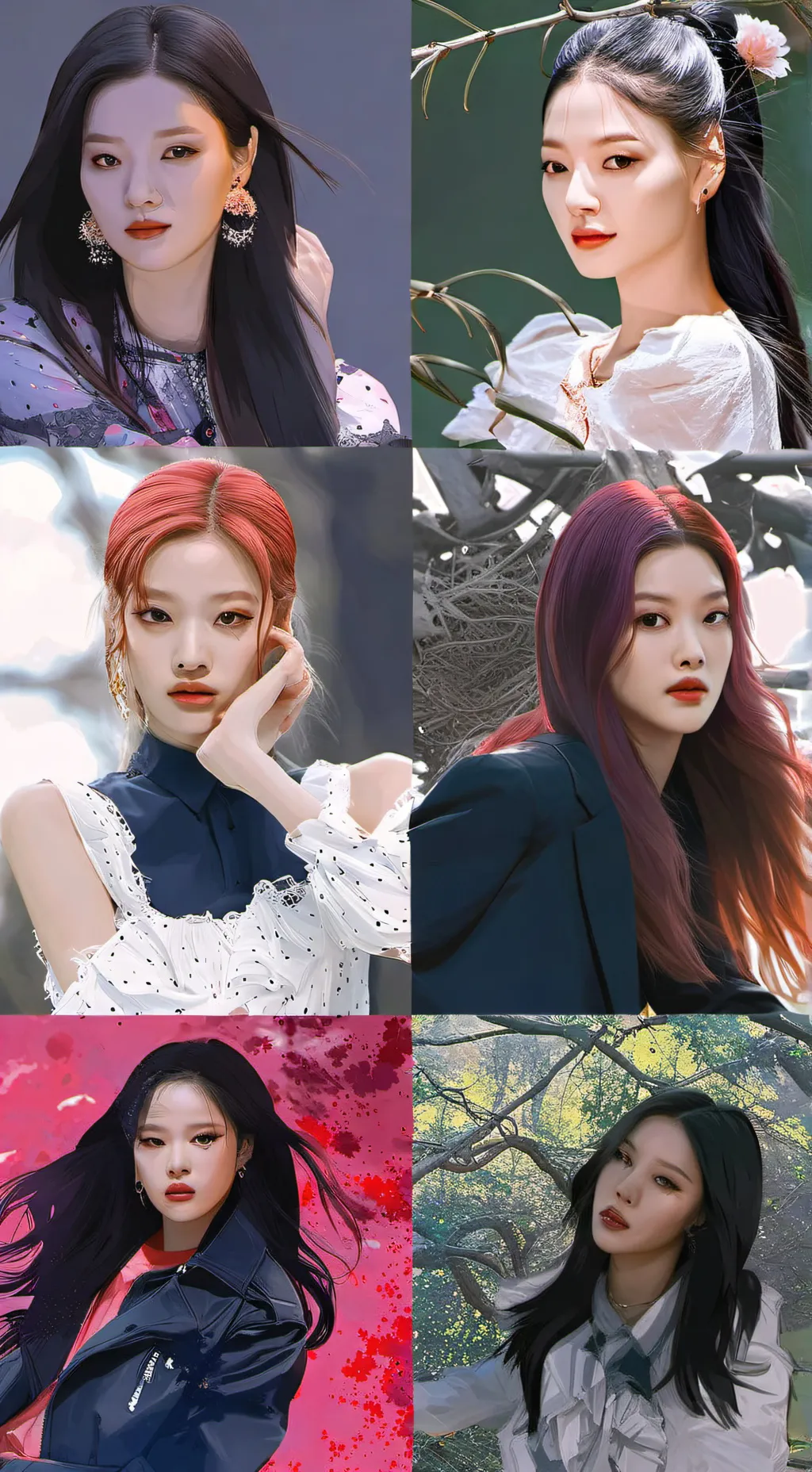 ai character: blackpink  background