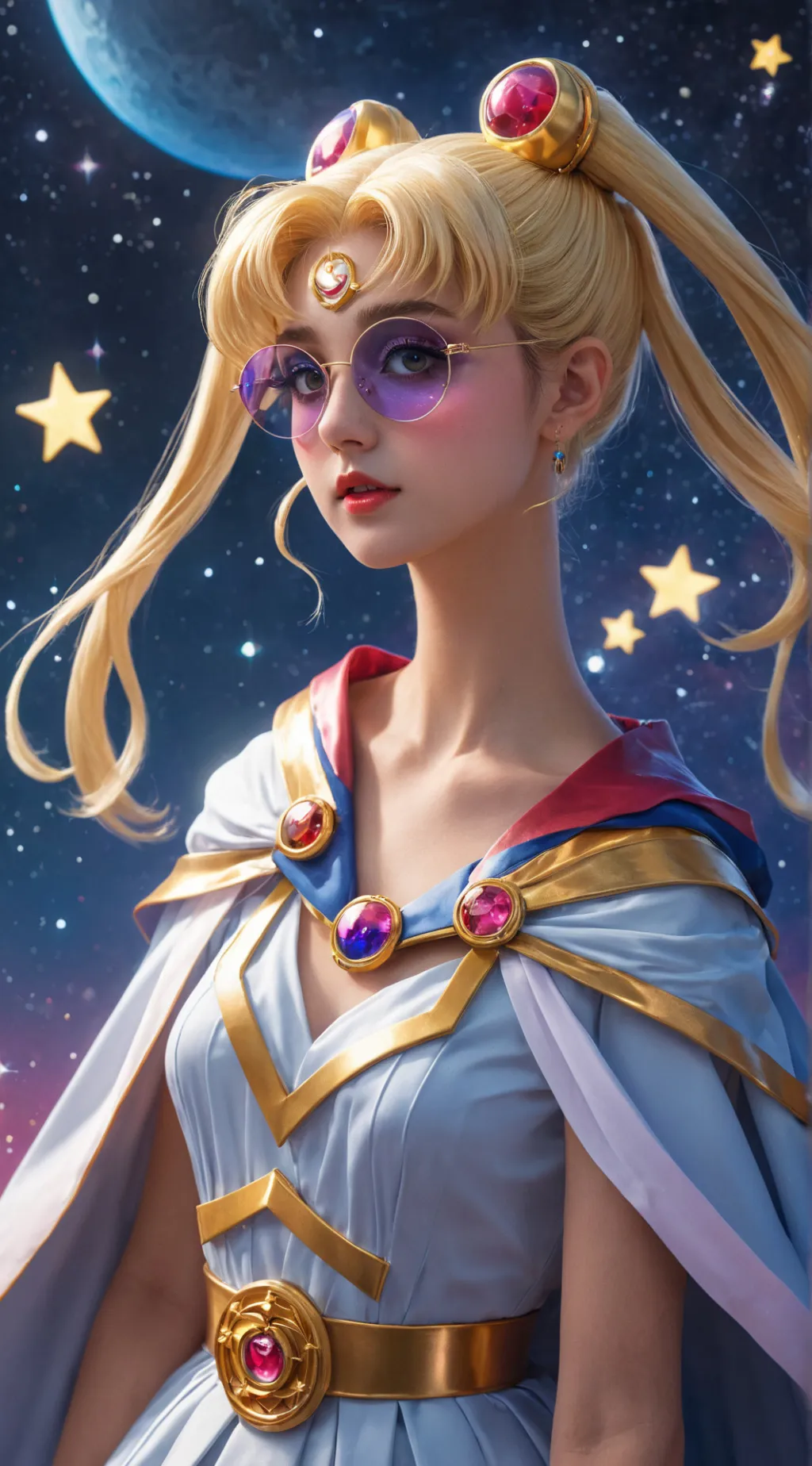 ai character: Prof. MoonStriker background