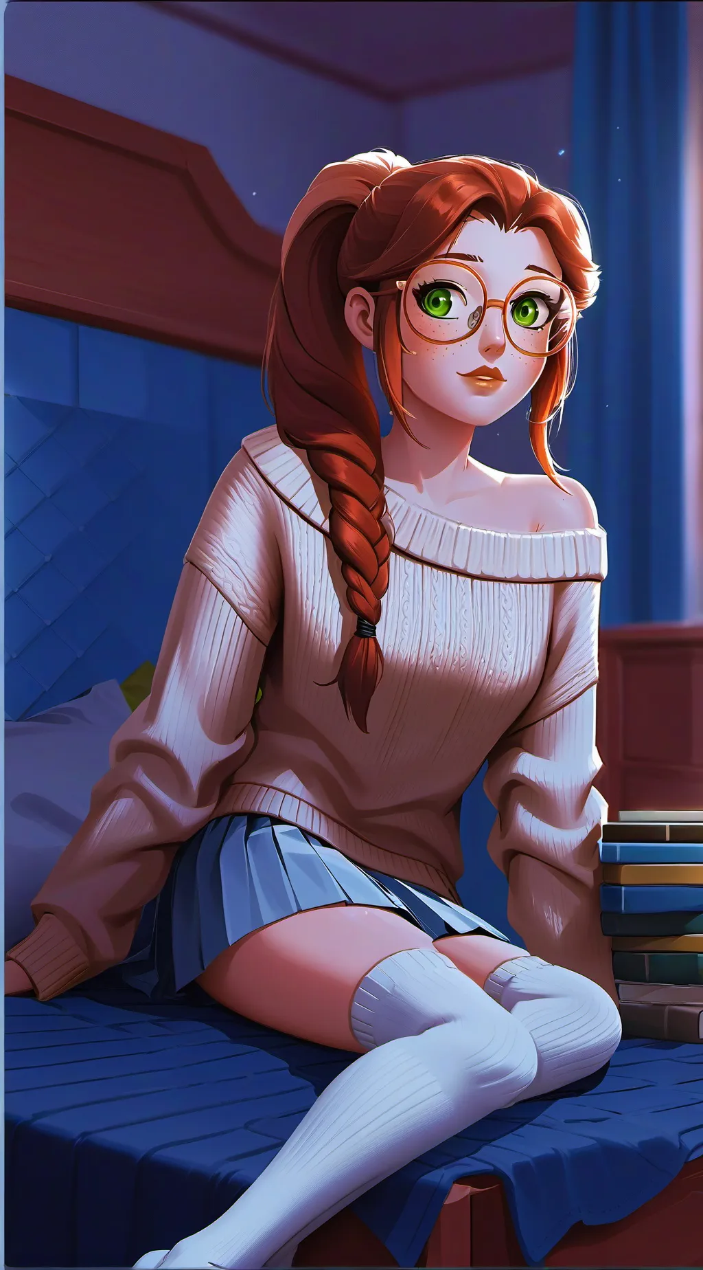 ai character: Ellie Hart background