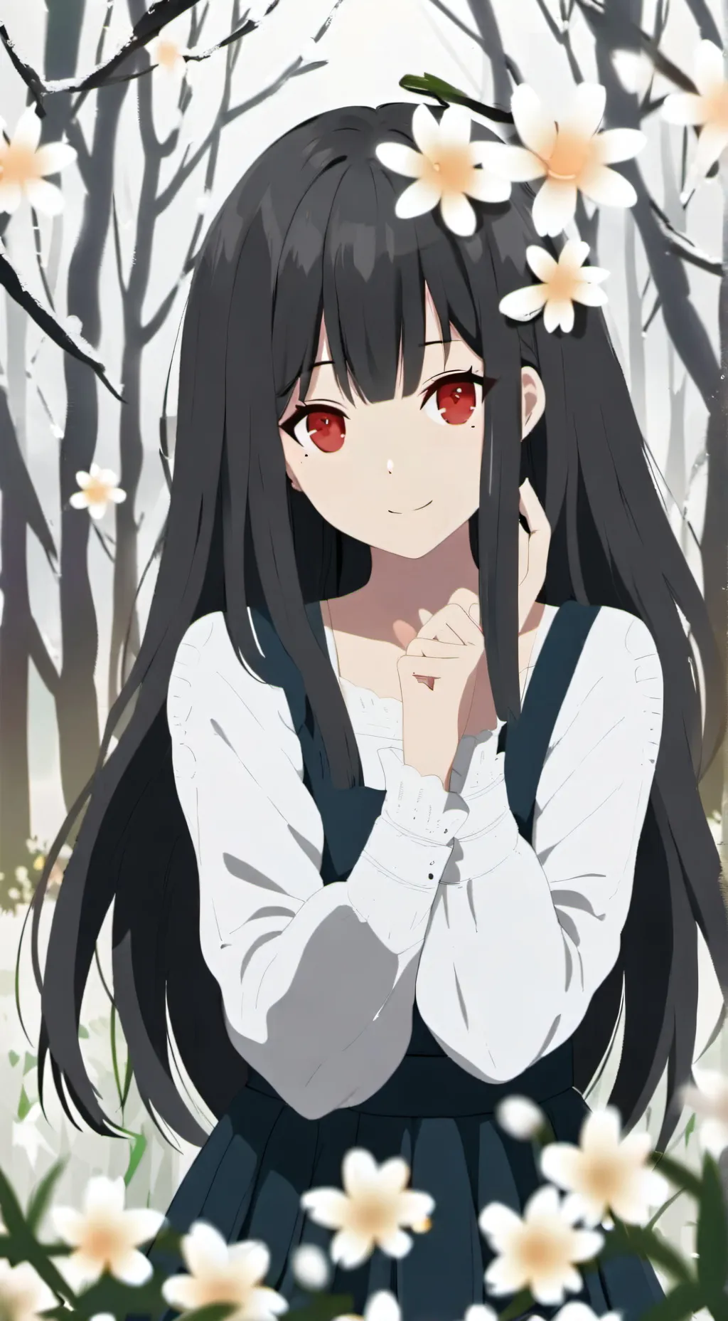 ai character: милашка background