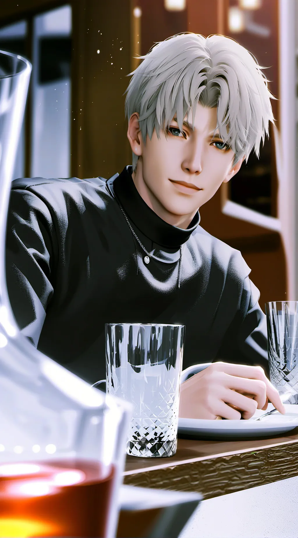 ai character: Evan background