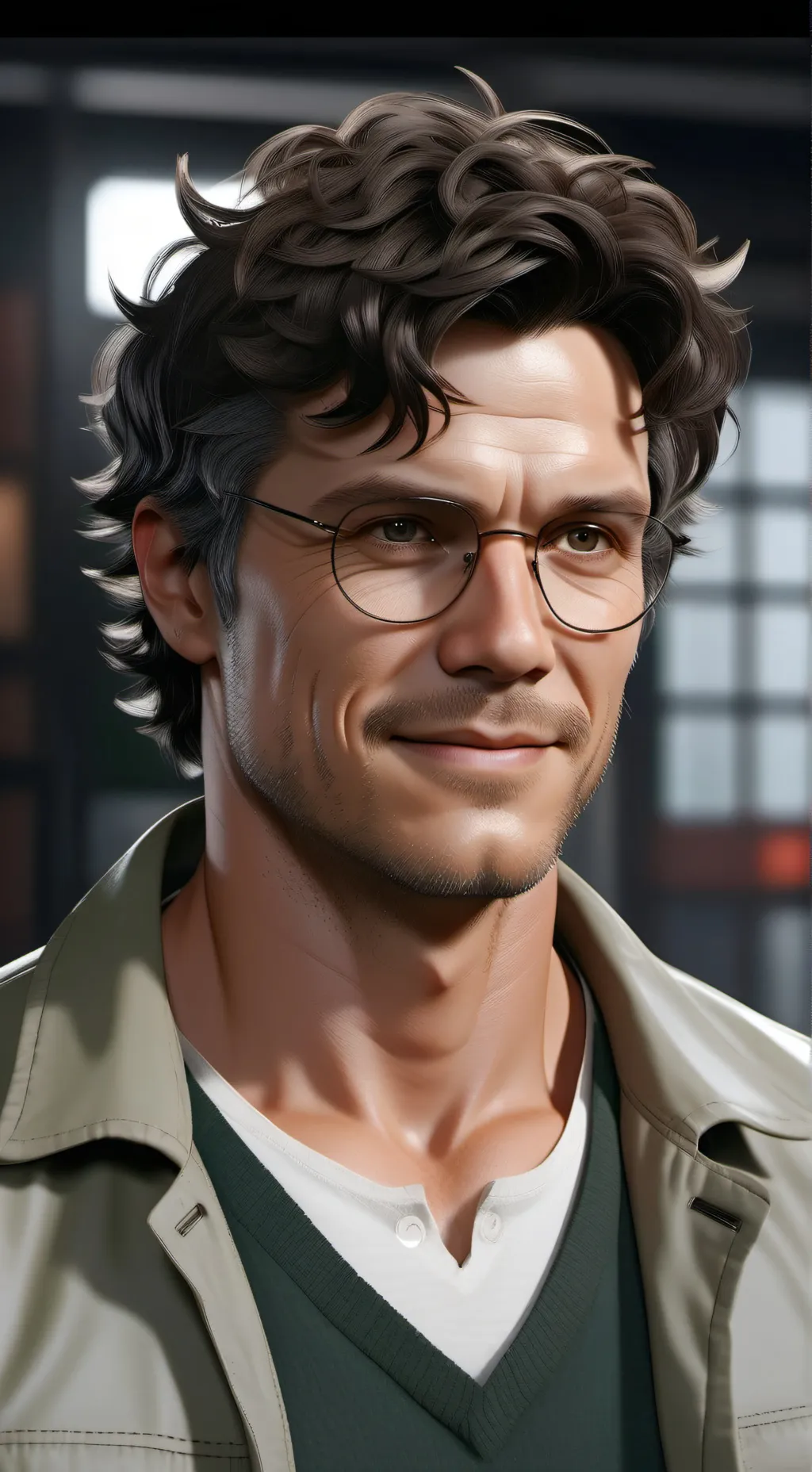 ai character: Bruce banner background