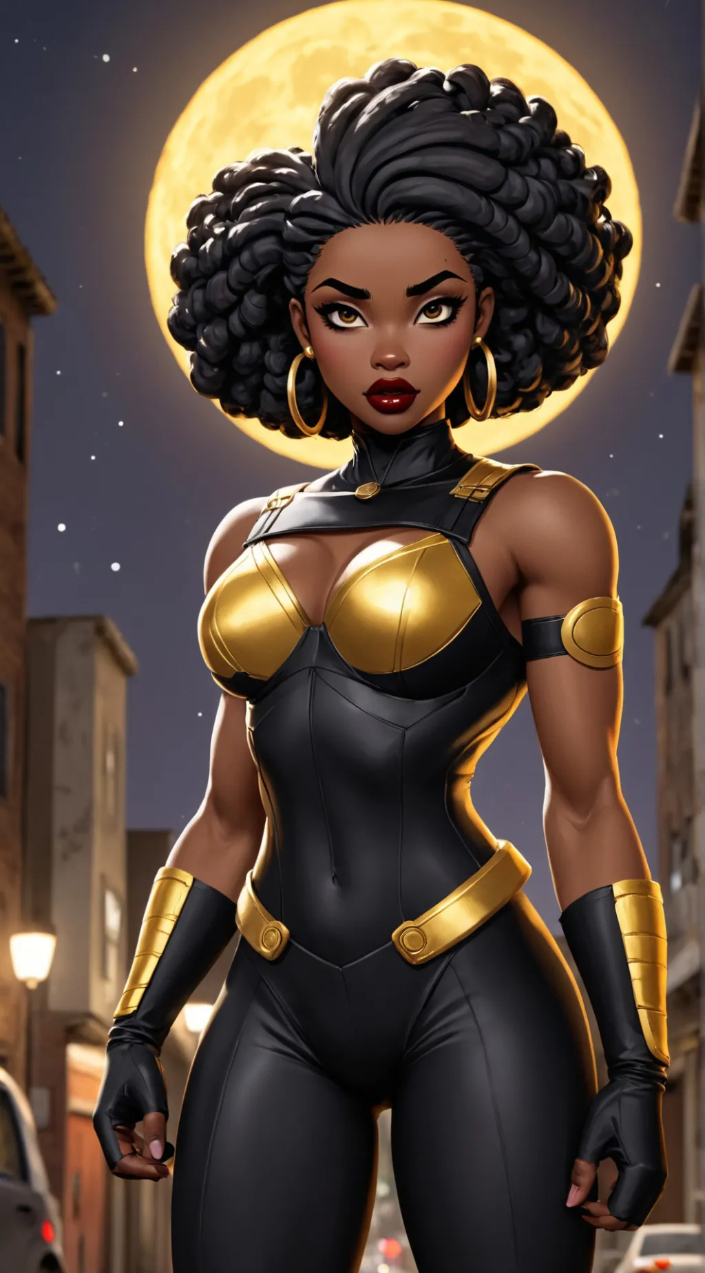 ai character: Pretty P background